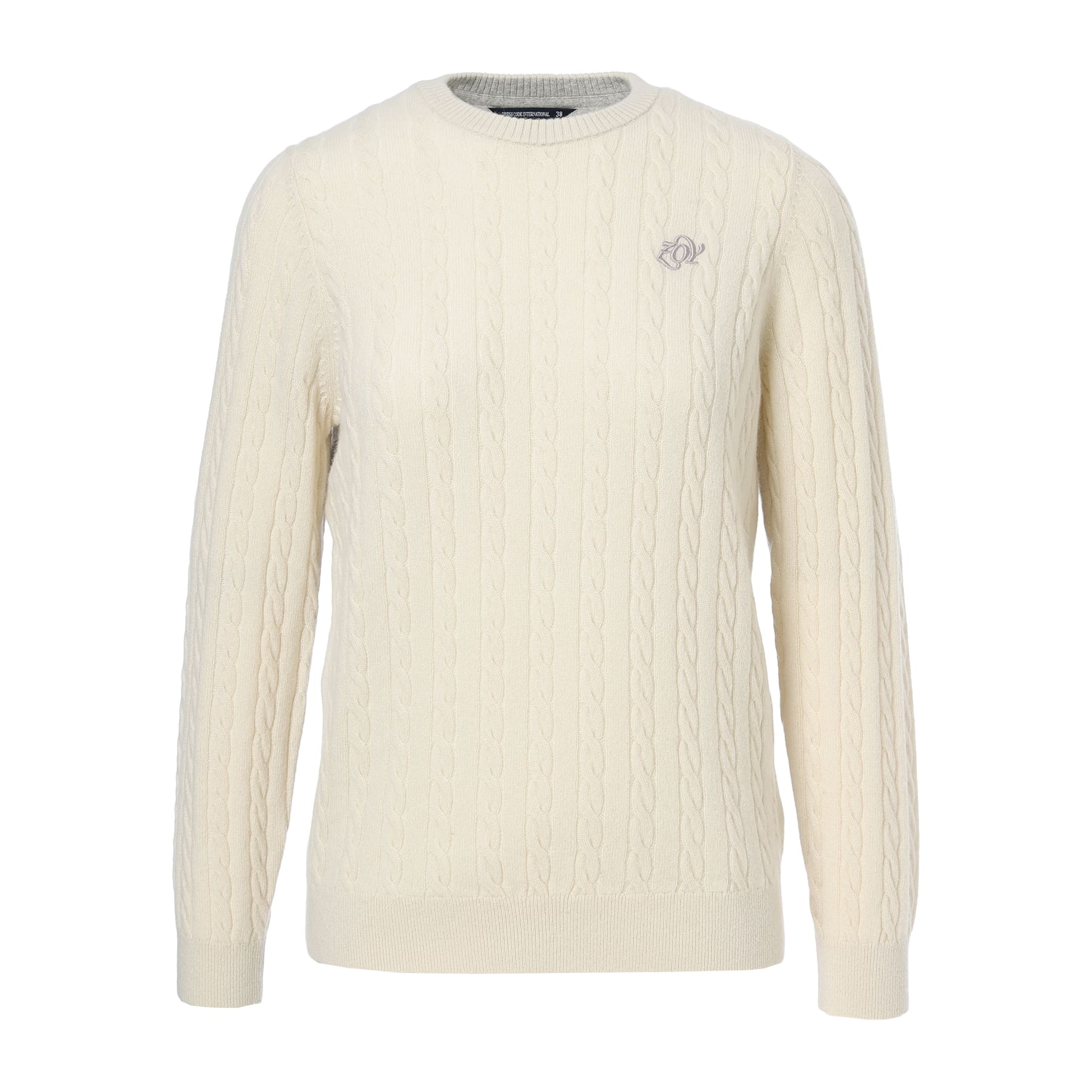 WOMEN Recycled CASHMERE 長袖セーター チョーク