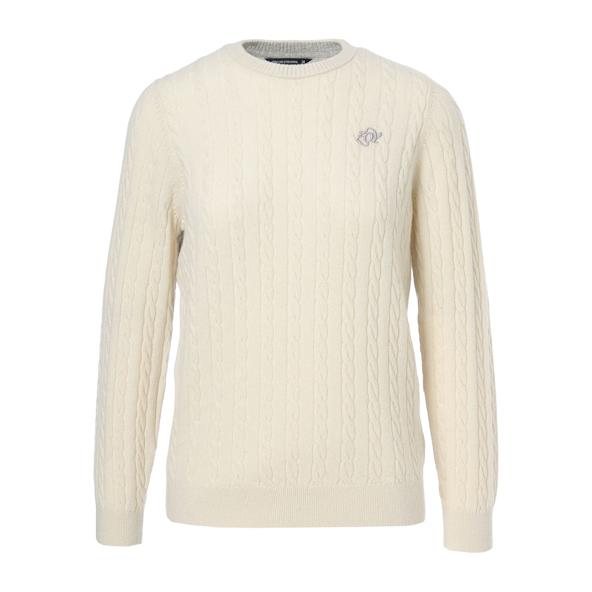 WOMEN Recycled CASHMERE 長袖セーター チョーク