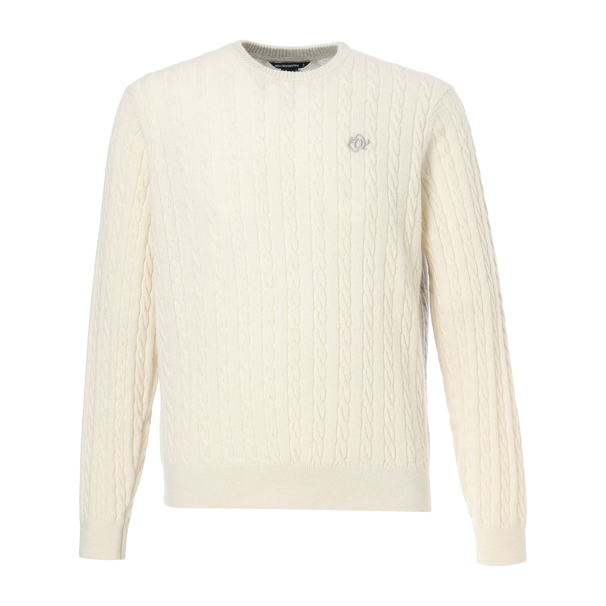 MEN Recycled CASHMERE 長袖セーター チョーク
