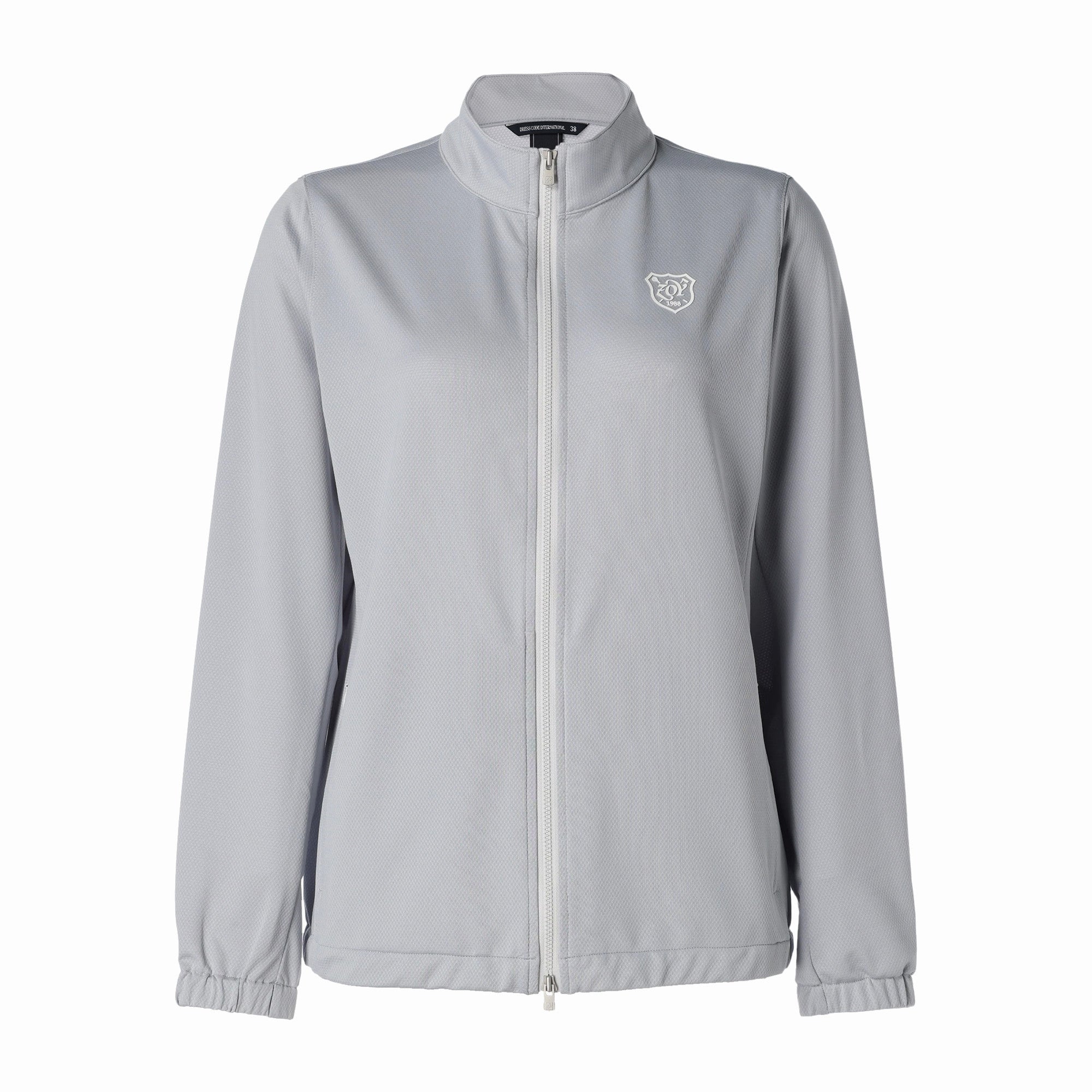 WOMEN TWINCOT UVメッシュ ブルゾン グレー