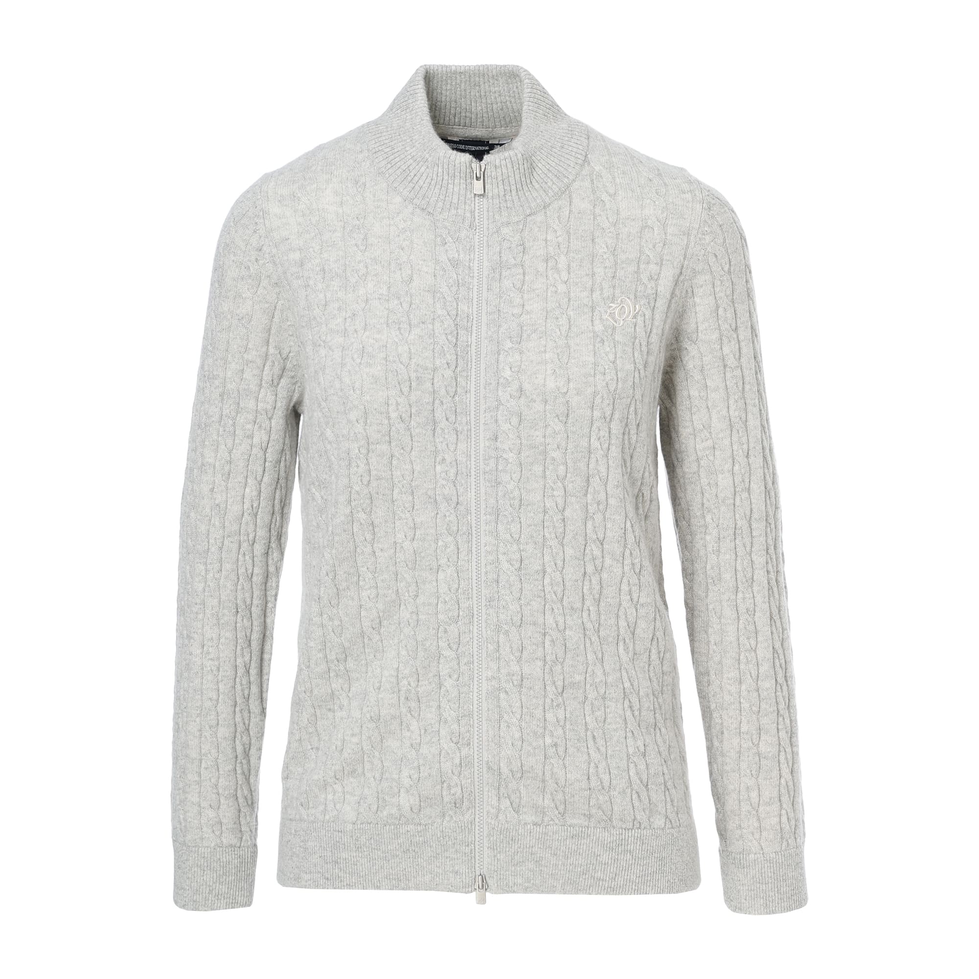 Women's Recycled Cashmere Knit Blouson in Light Heather