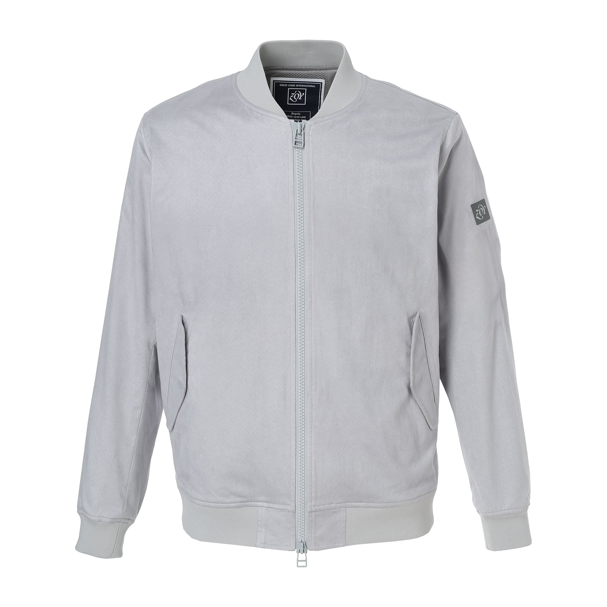 MEN NEW KOMASUEDE ブルゾン シルバーグレー