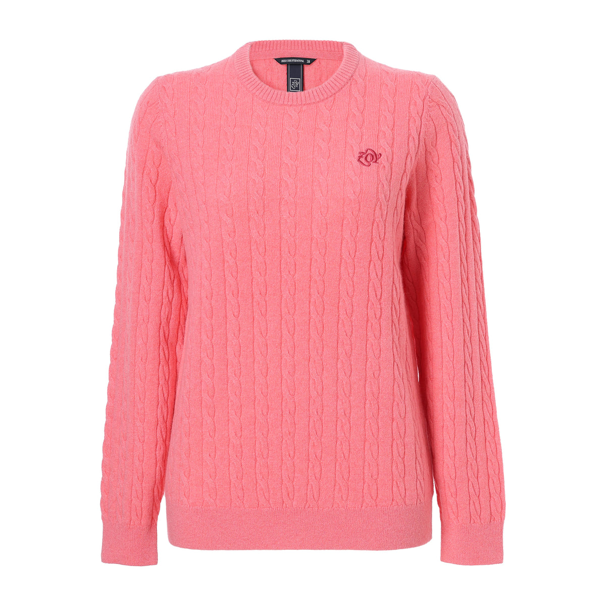 WOMEN Recycled CASHMERE 長袖セーター ストロベリーアイス