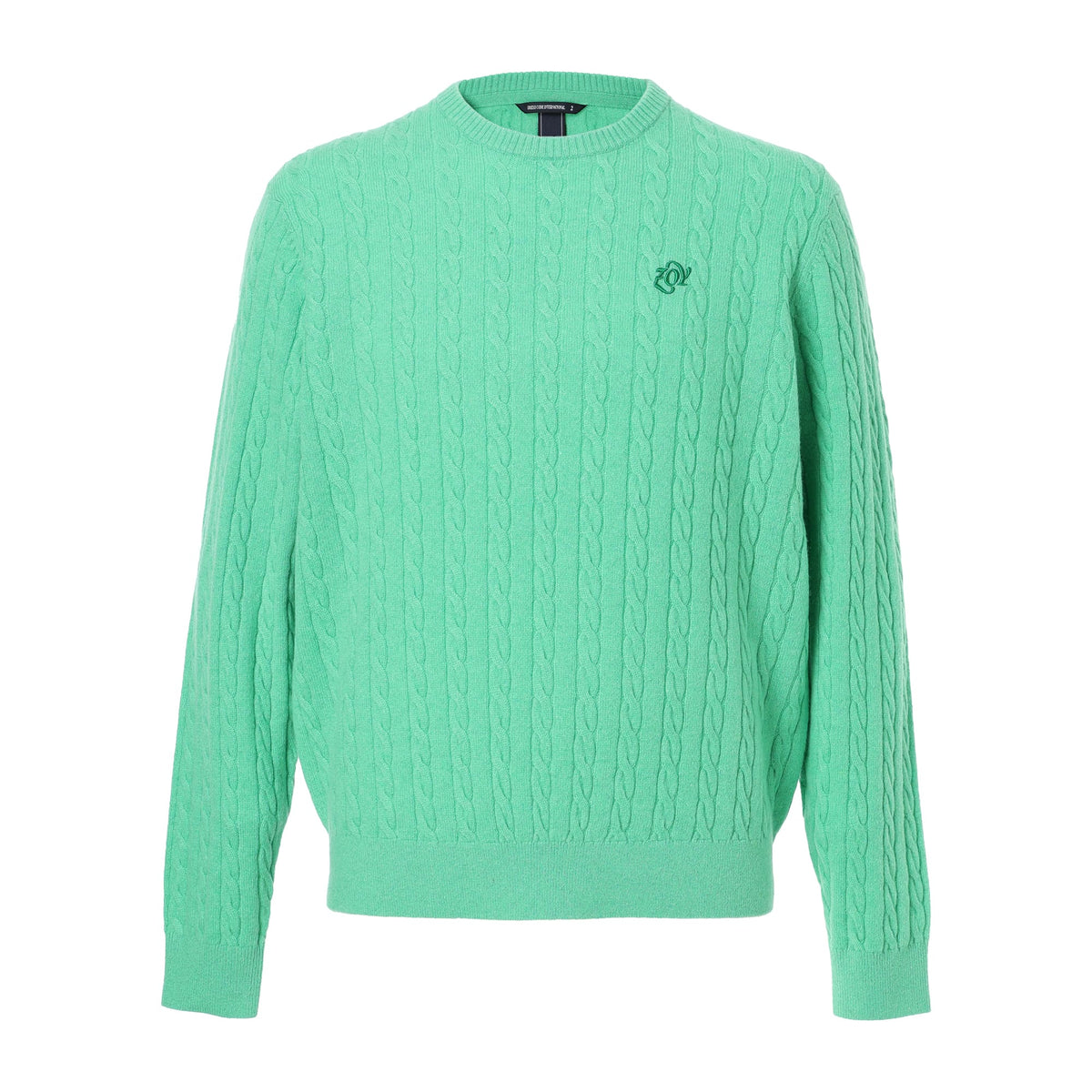 MEN Recycled CASHMERE 長袖セーター ミント