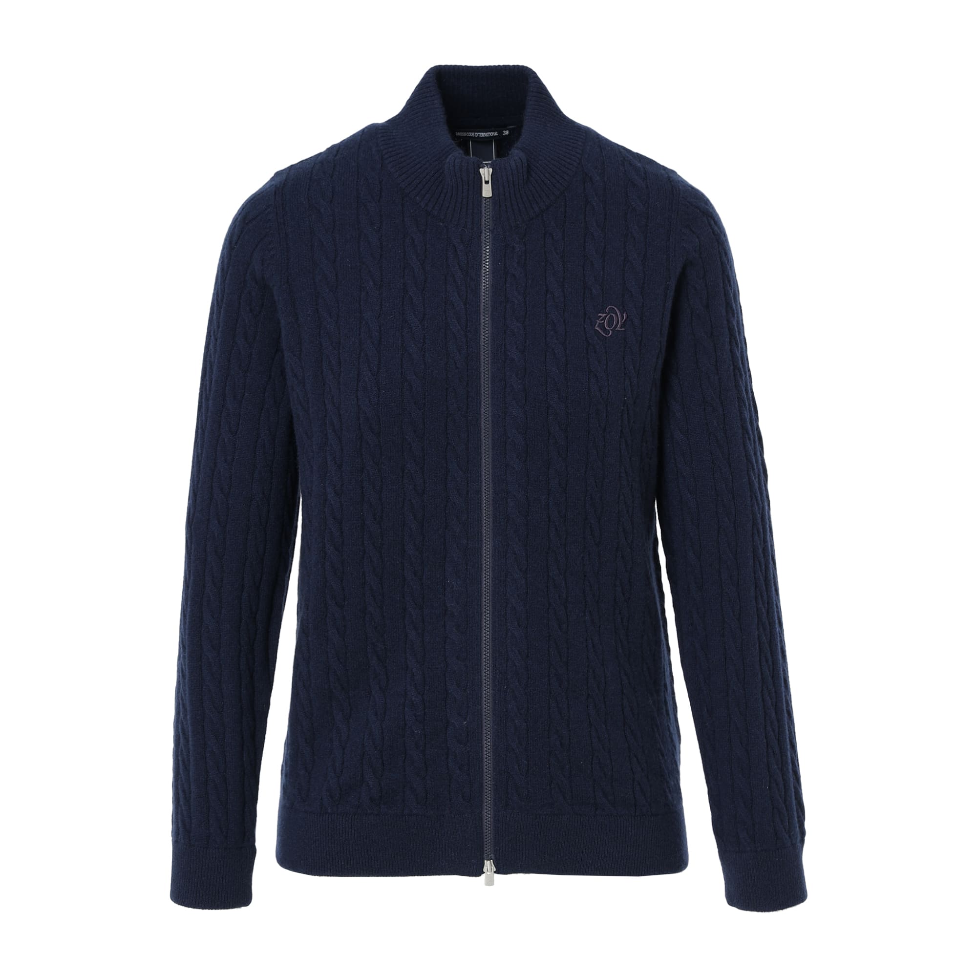 Women's Recycled Cashmere Knit Blouson in Navy