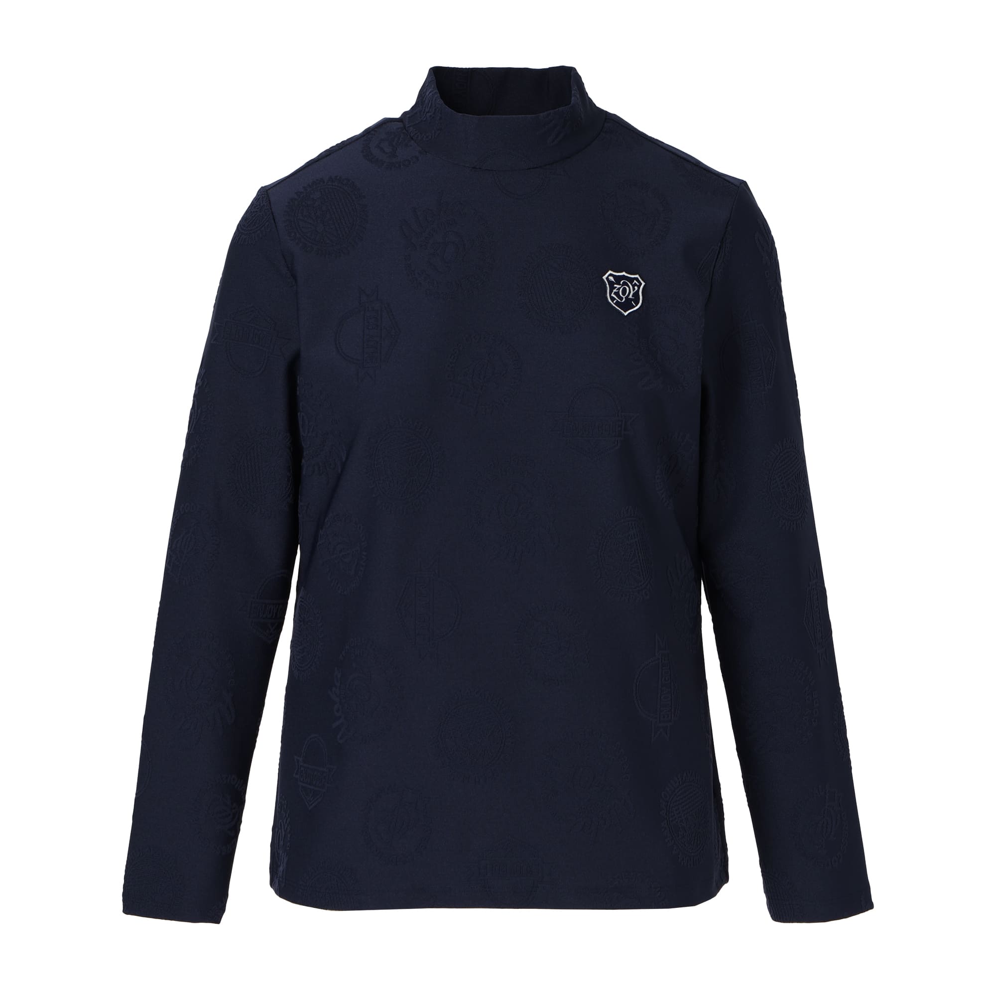 WOMEN 3Dベア天竺 長袖シャツ ネイビー