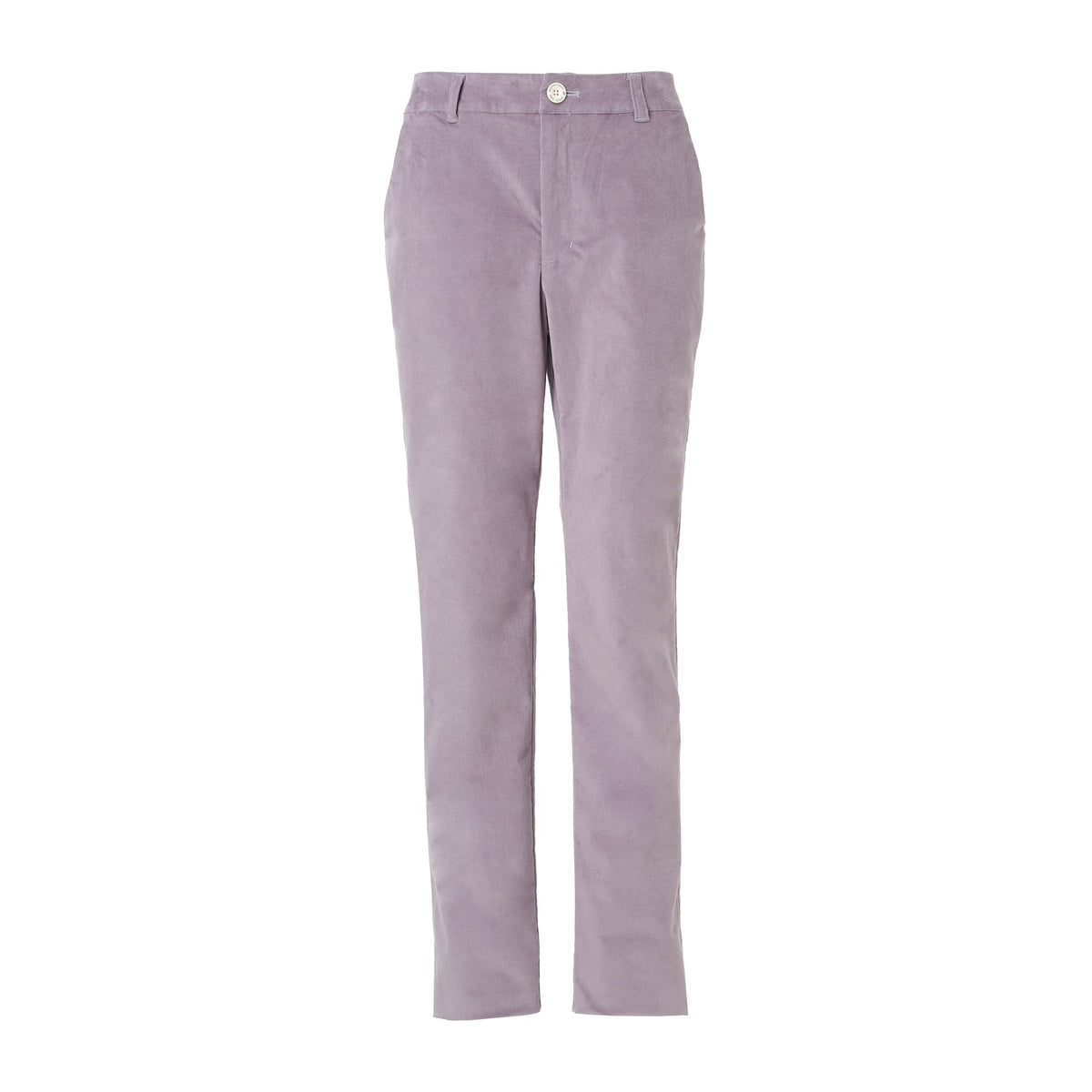 WOMEN COTTON velvetteen ロングパンツ ラベンダー