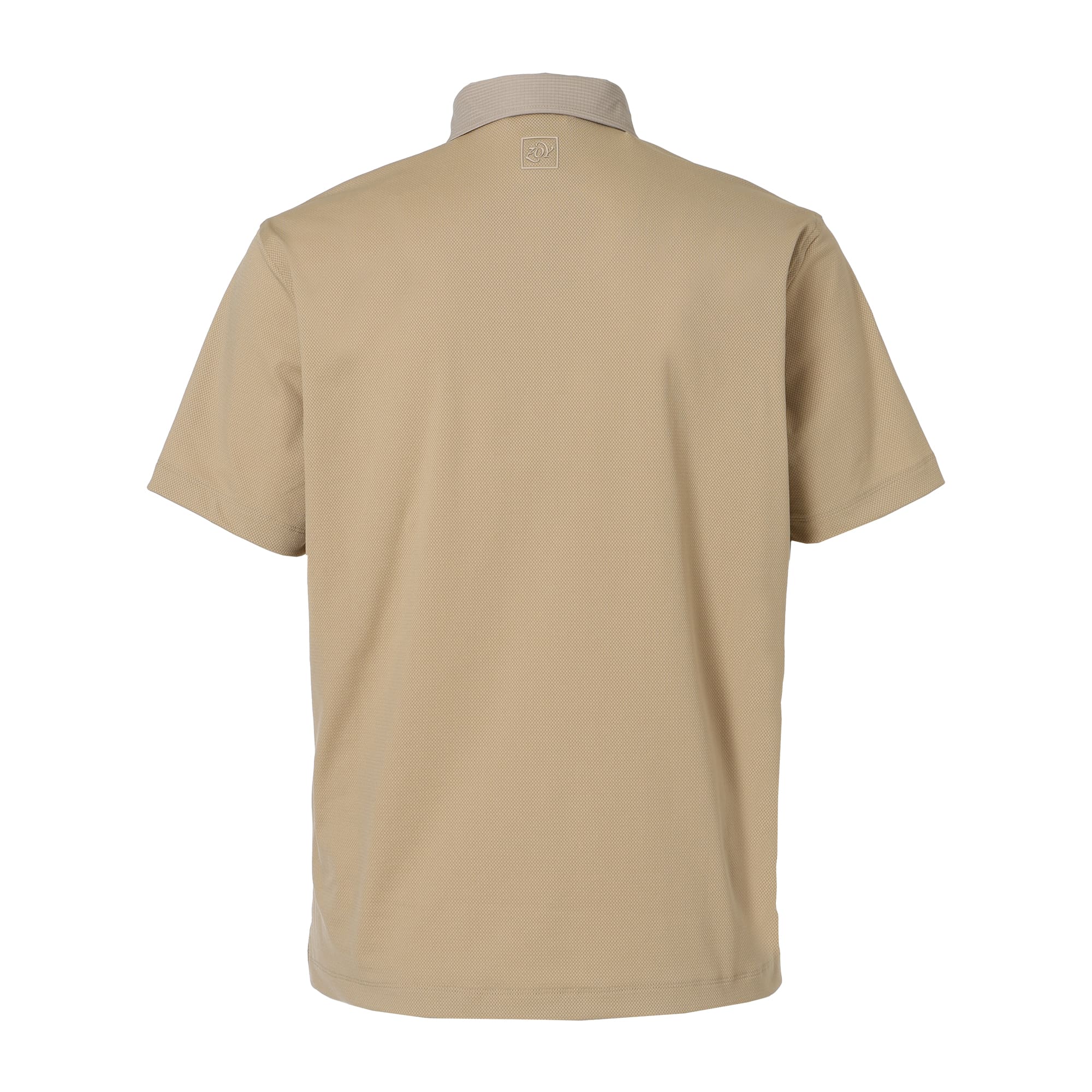 MEN SOFTCOOLトリコットメッシュ 半袖シャツ ベージュ