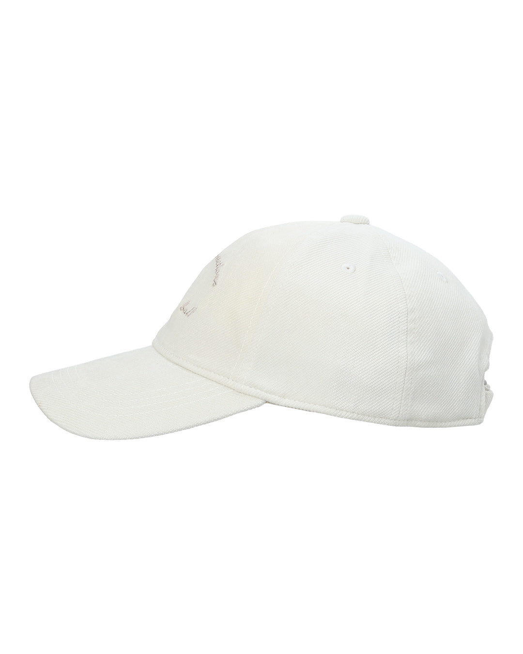 UNISEX ツイルコーデュロイキャップ ホワイト