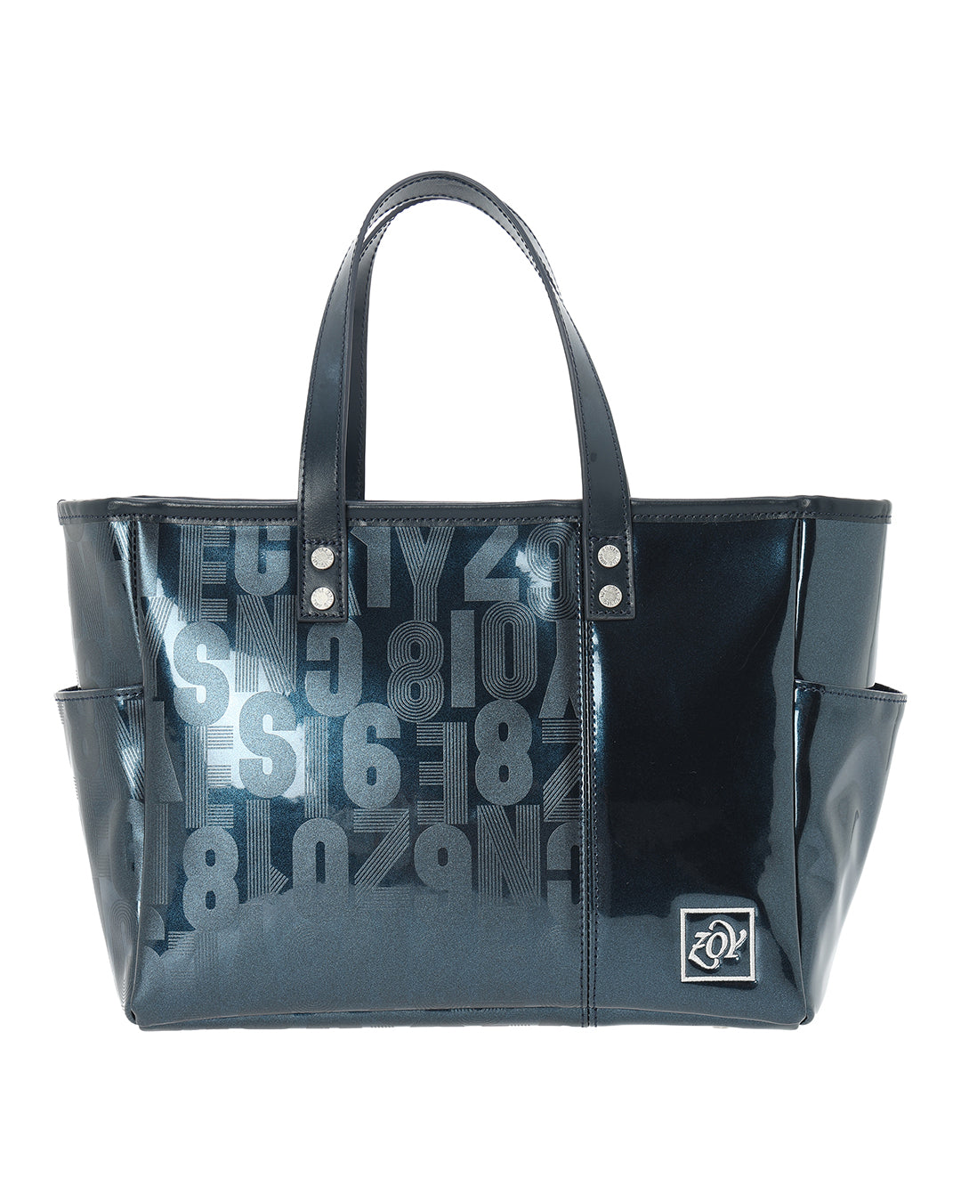 UNISEX エナメルカートバッグ グレージュ