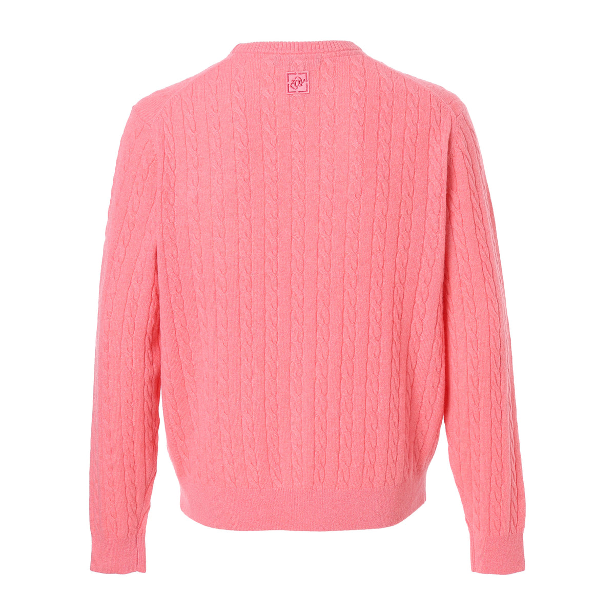 MEN Recycled CASHMERE 長袖セーター ストロベリーアイス