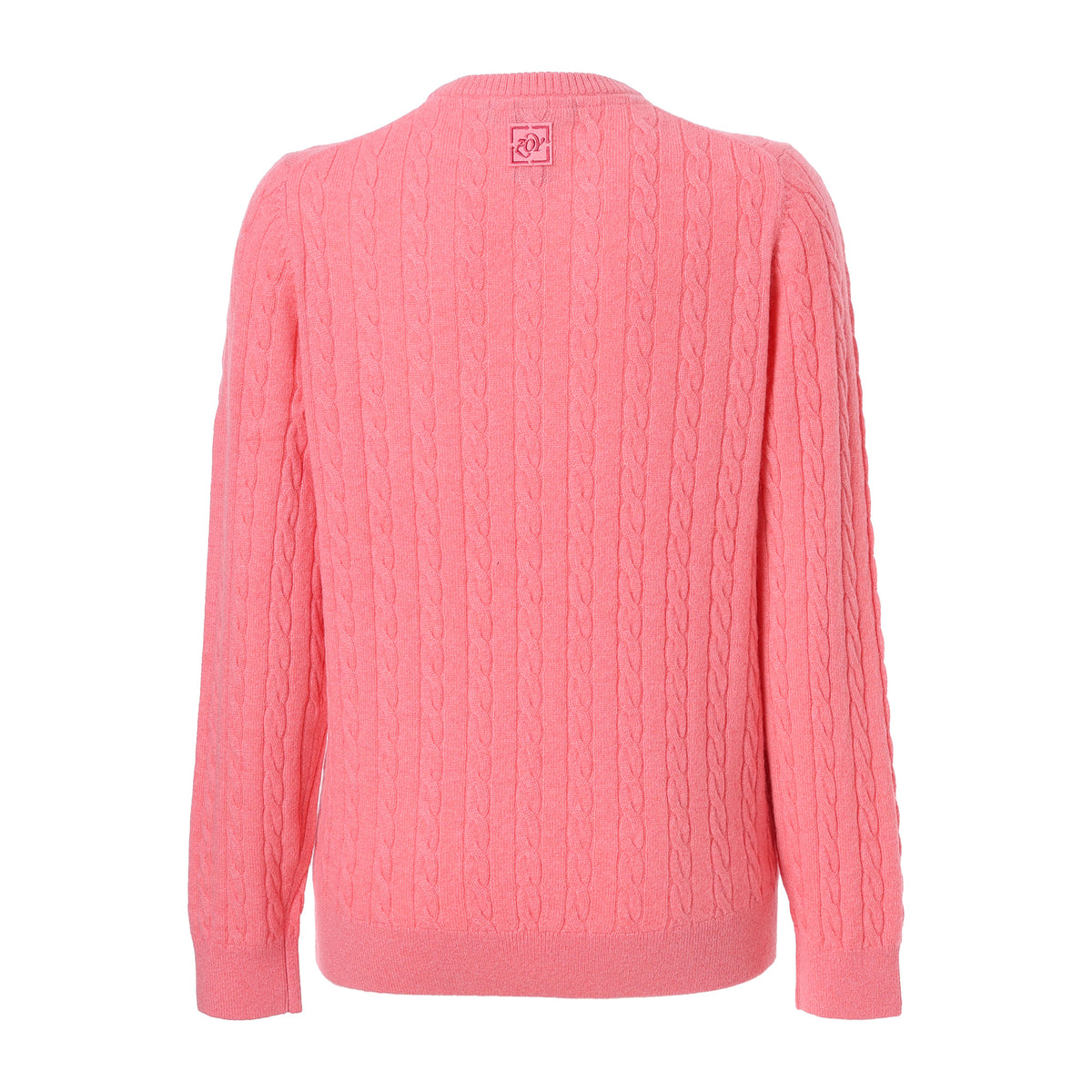 WOMEN Recycled CASHMERE 長袖セーター ストロベリーアイス