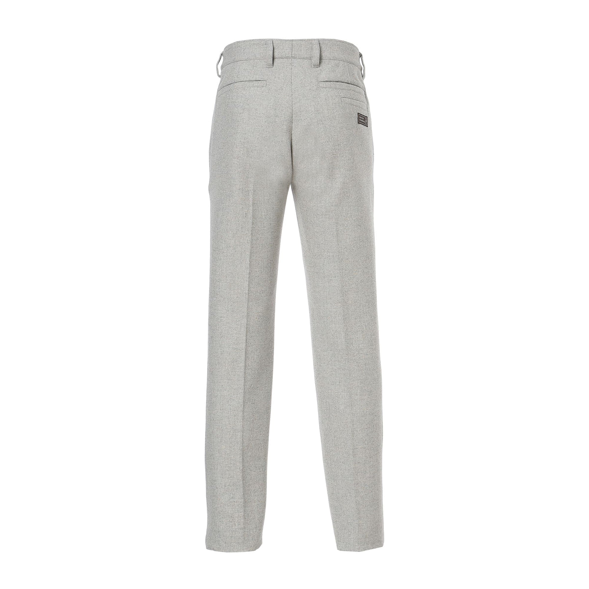 MEN ツイードピンヘッド ロングパンツ グレー
