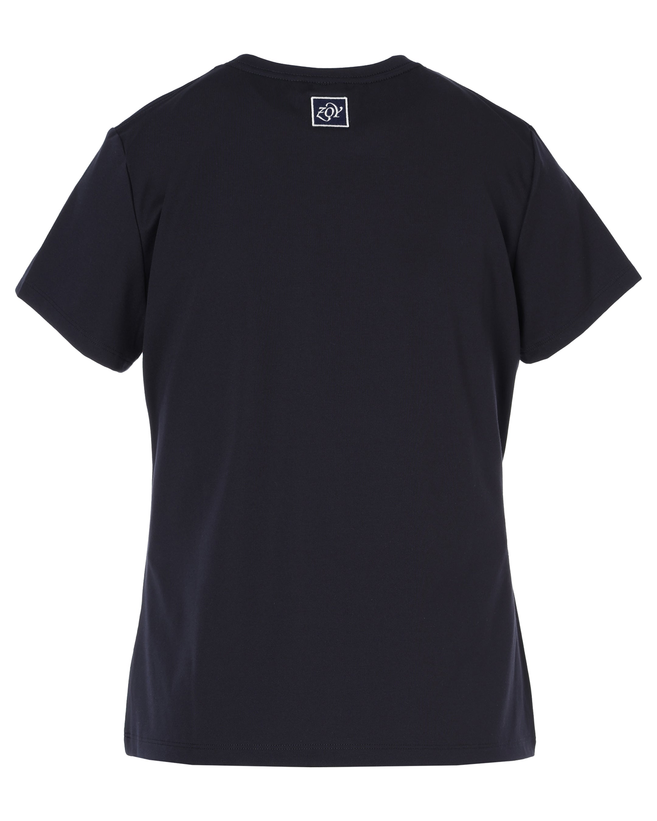 WOMEN ナイロンベアスムース 半袖Tシャツ ネイビー