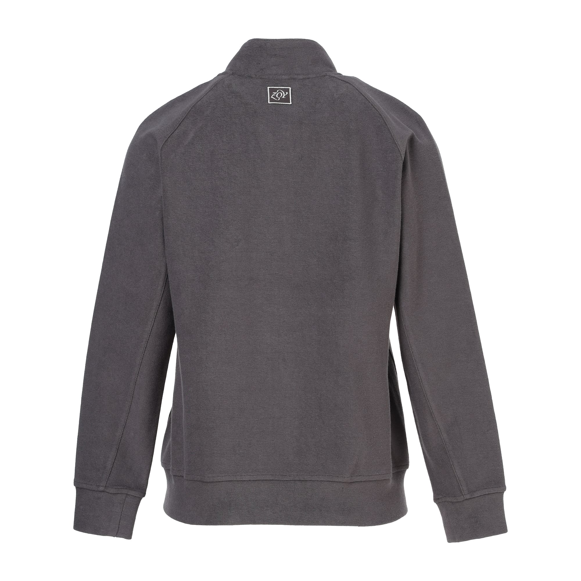 Women's Organic Cotton Tile Blouson in Charcoal