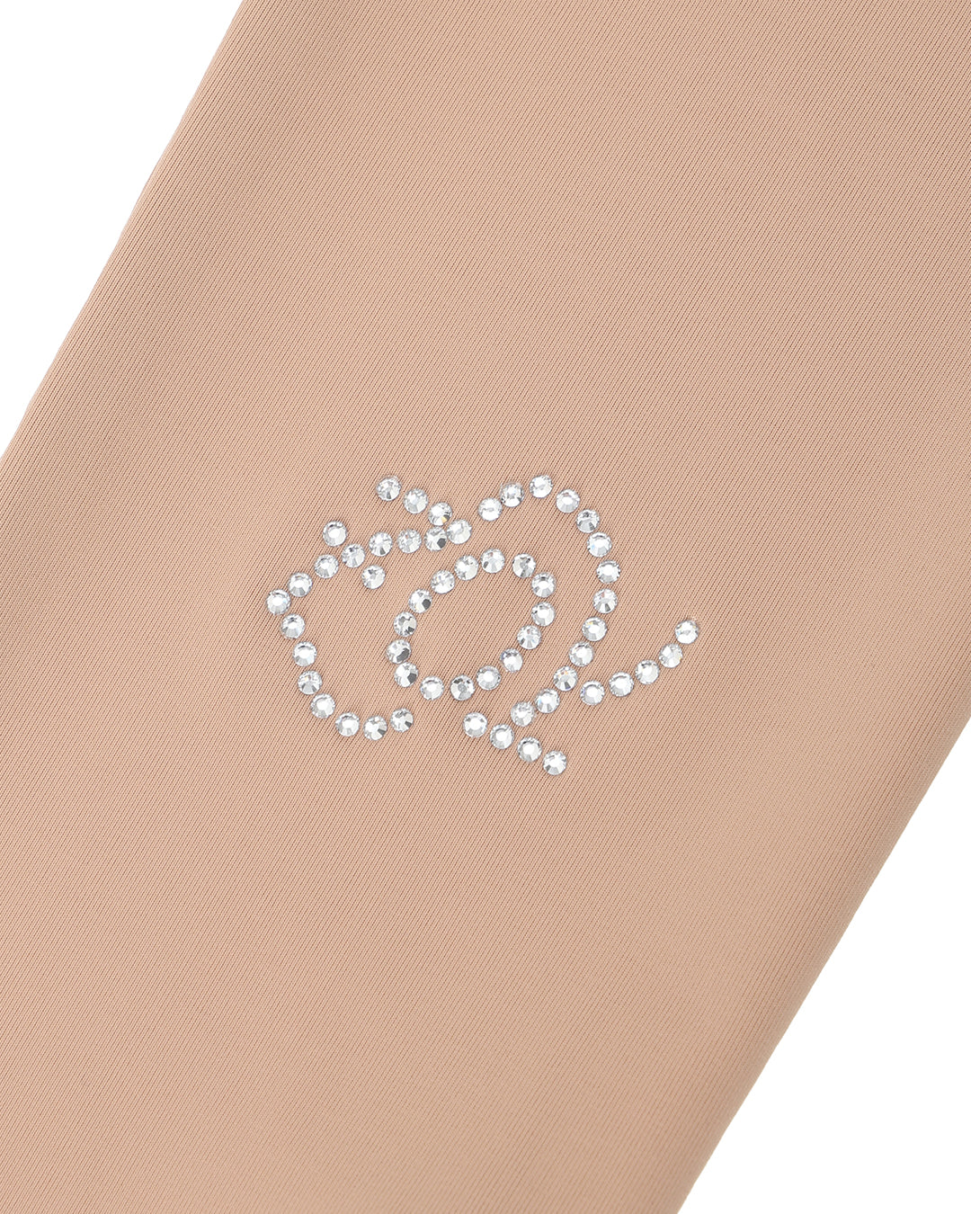 Women's Cold Air Rhinestone Arm Covers, White