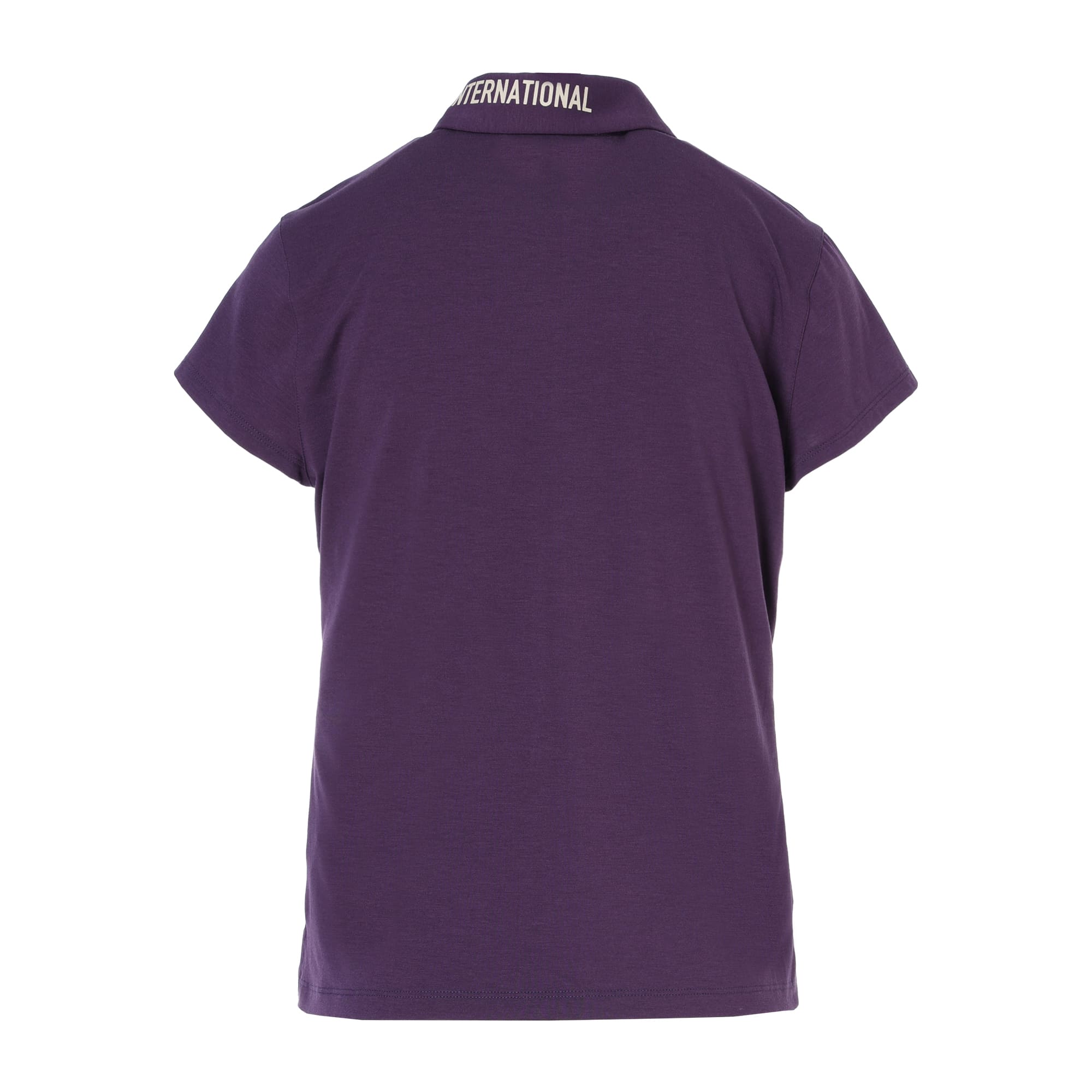 Women's Stretch Jersey Short Sleeve Shirt, Bordeaux
