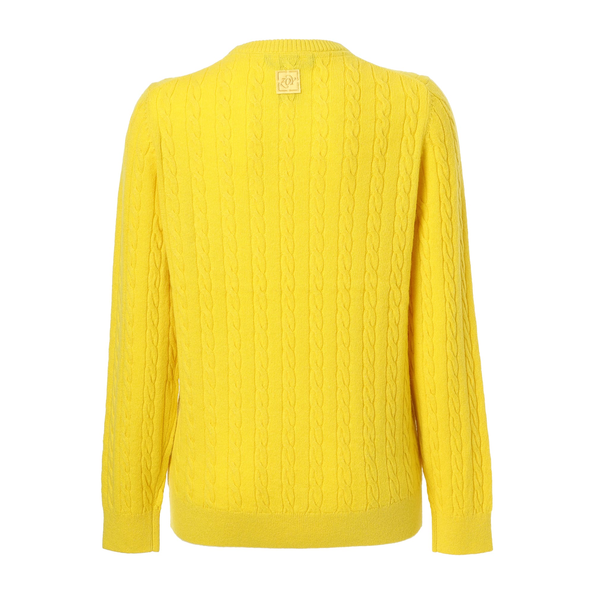 WOMEN Recycled CASHMERE 長袖セーター イエロー