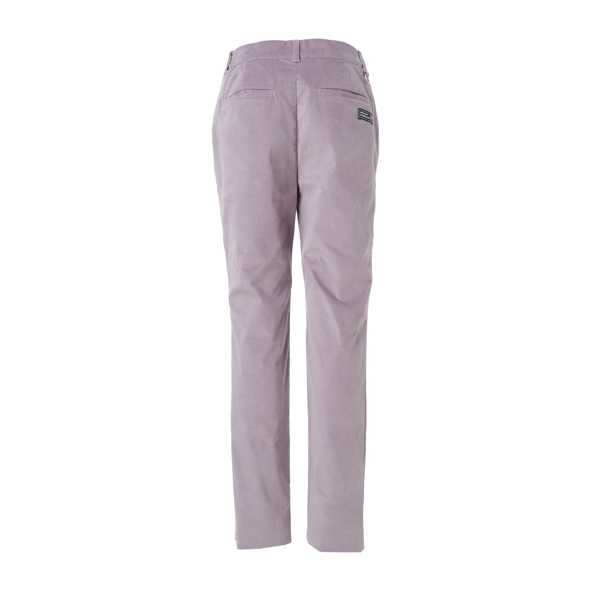 WOMEN COTTON velvetteen ロングパンツ ラベンダー
