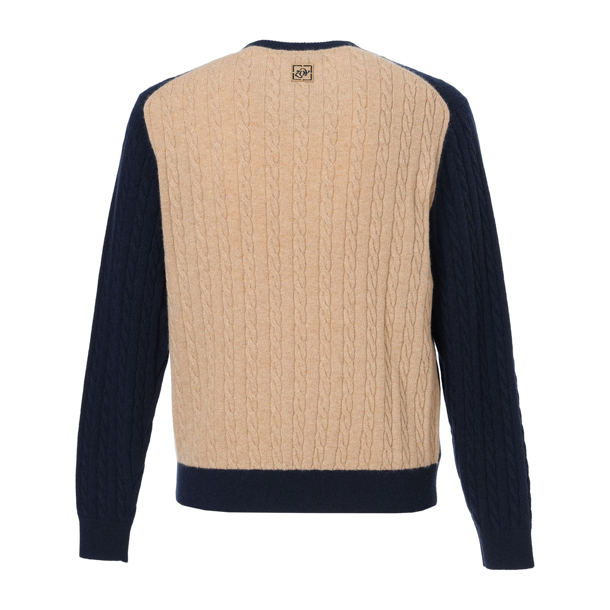 MEN Recycled CASHMERE 長袖セーター ネイビー