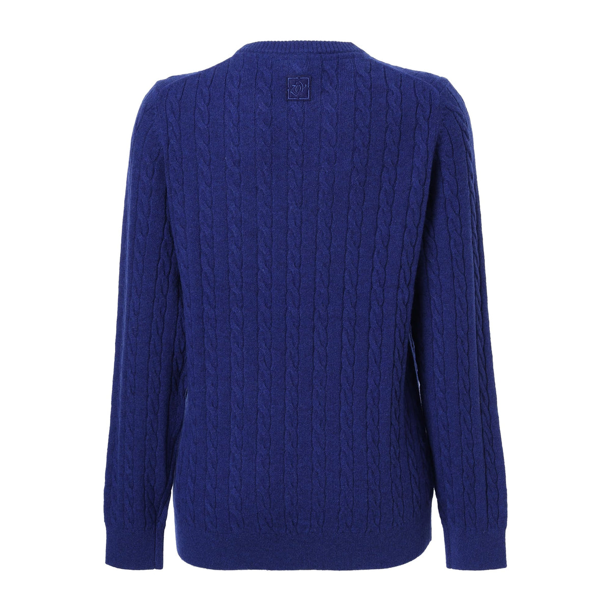 WOMEN Recycled CASHMERE 長袖セーター ロイヤルブルー