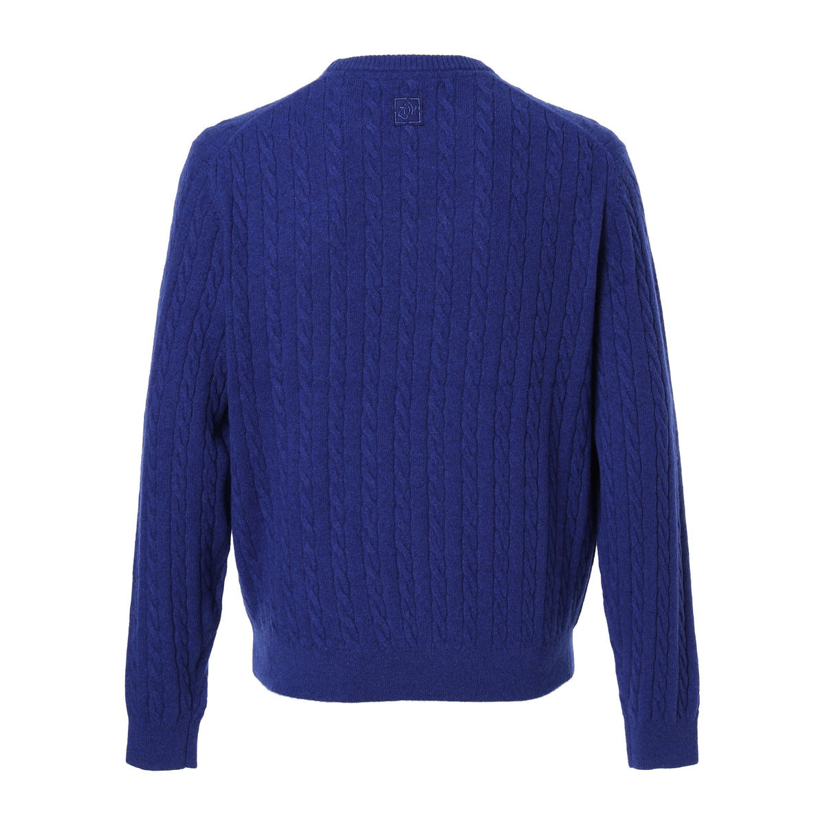 MEN Recycled CASHMERE 長袖セーター ロイヤルブルー