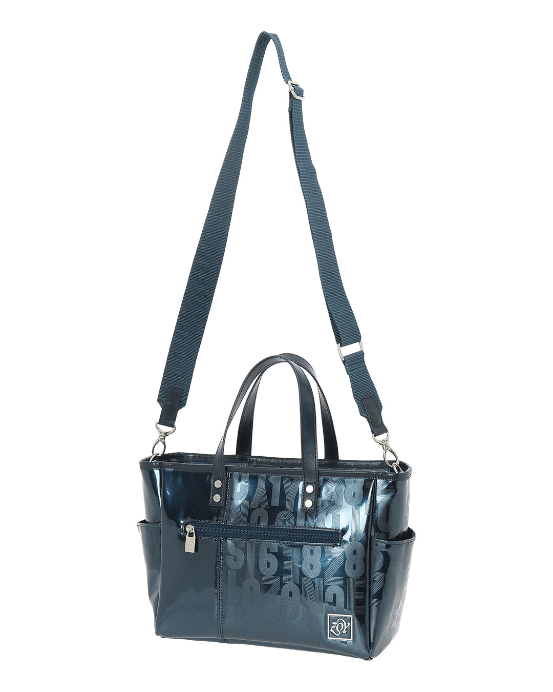 UNISEX エナメルカートバッグ グレージュ