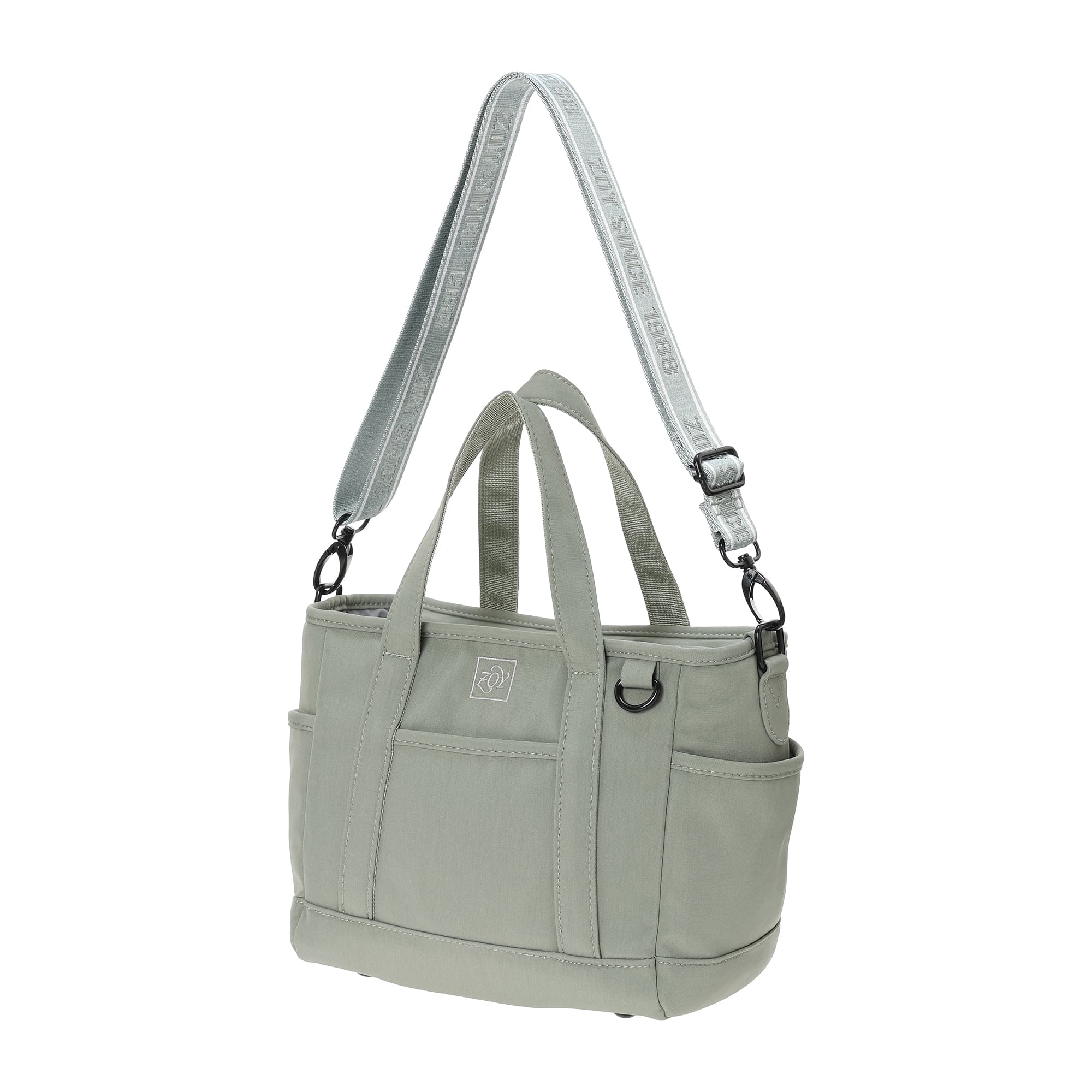 UNISEX nylon cart bag gray