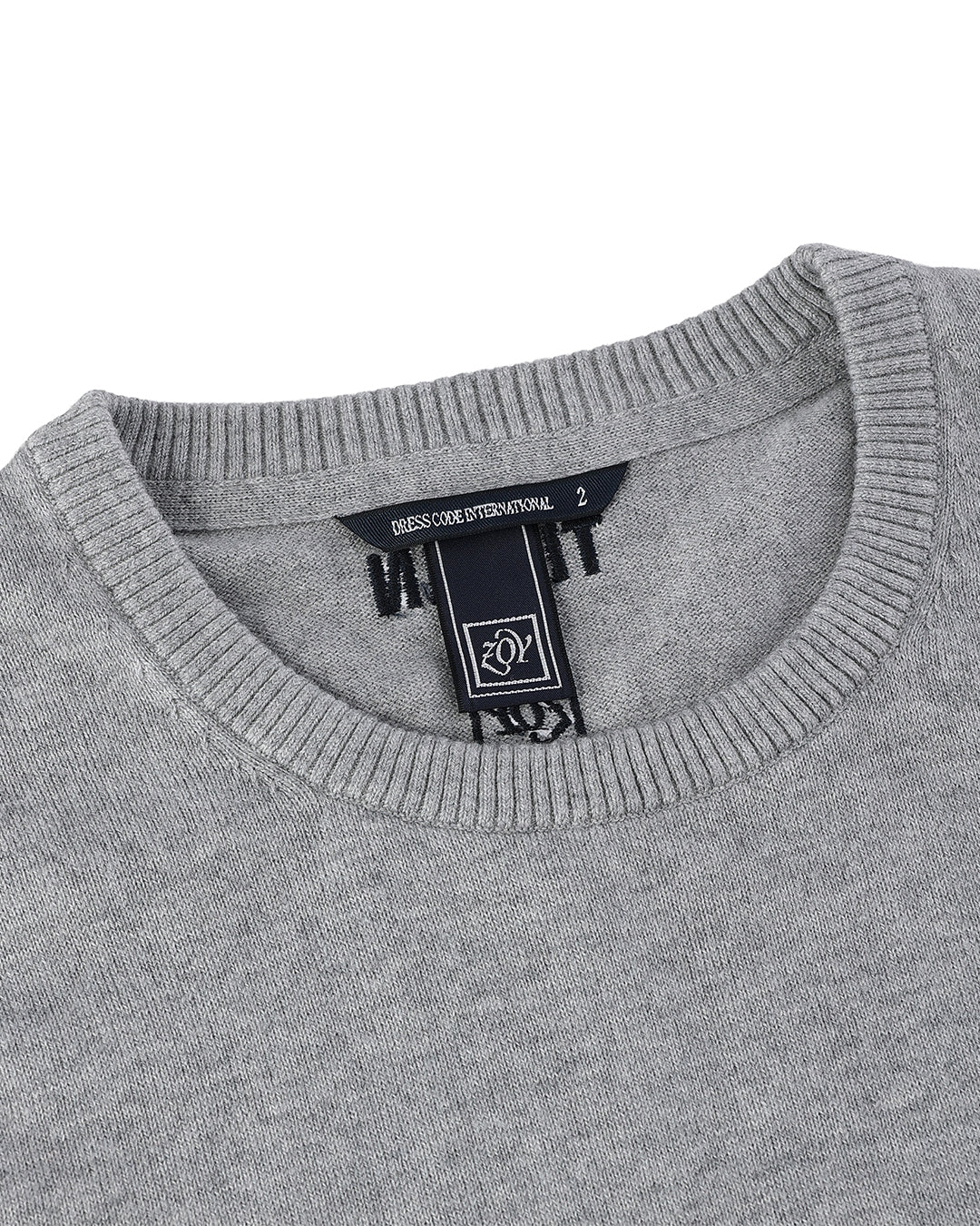 【 TINTIN × ZOY 】MEN コットンカシミヤ天竺 長袖セーター オフホワイト
