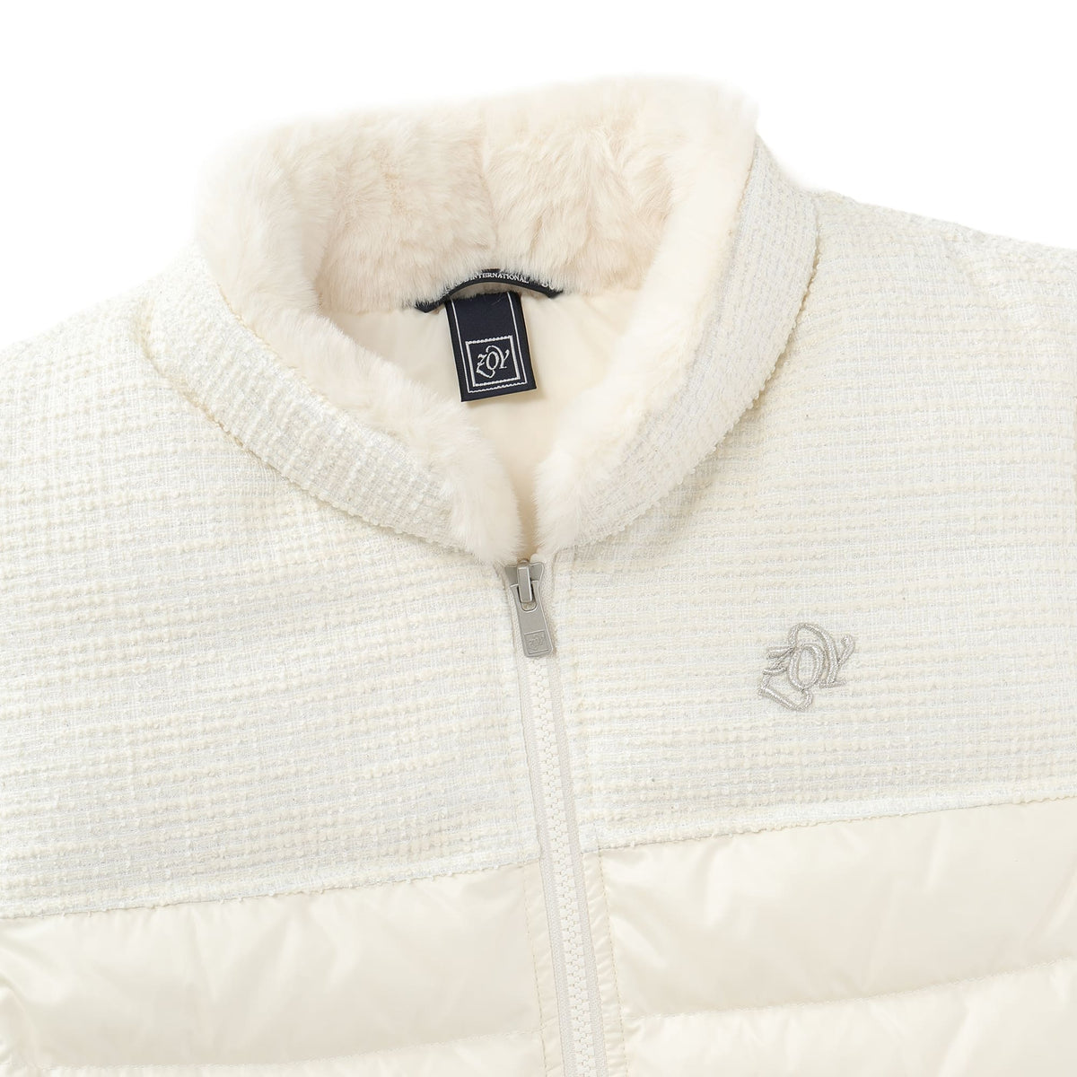 WOMEN LUXE ダウンベスト ネイビー