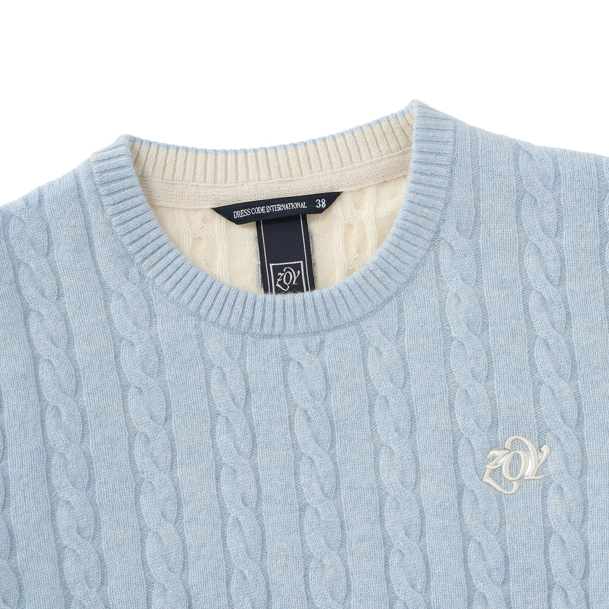 WOMEN Recycled CASHMERE 長袖セーター チョーク