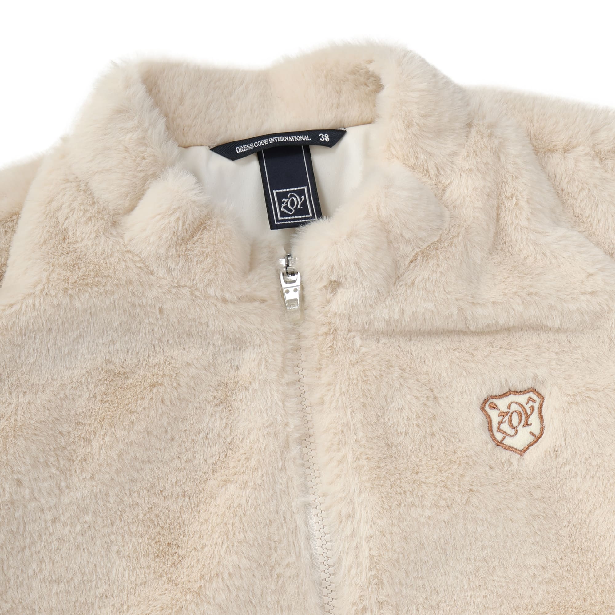 WOMEN FUR light ベスト グレー