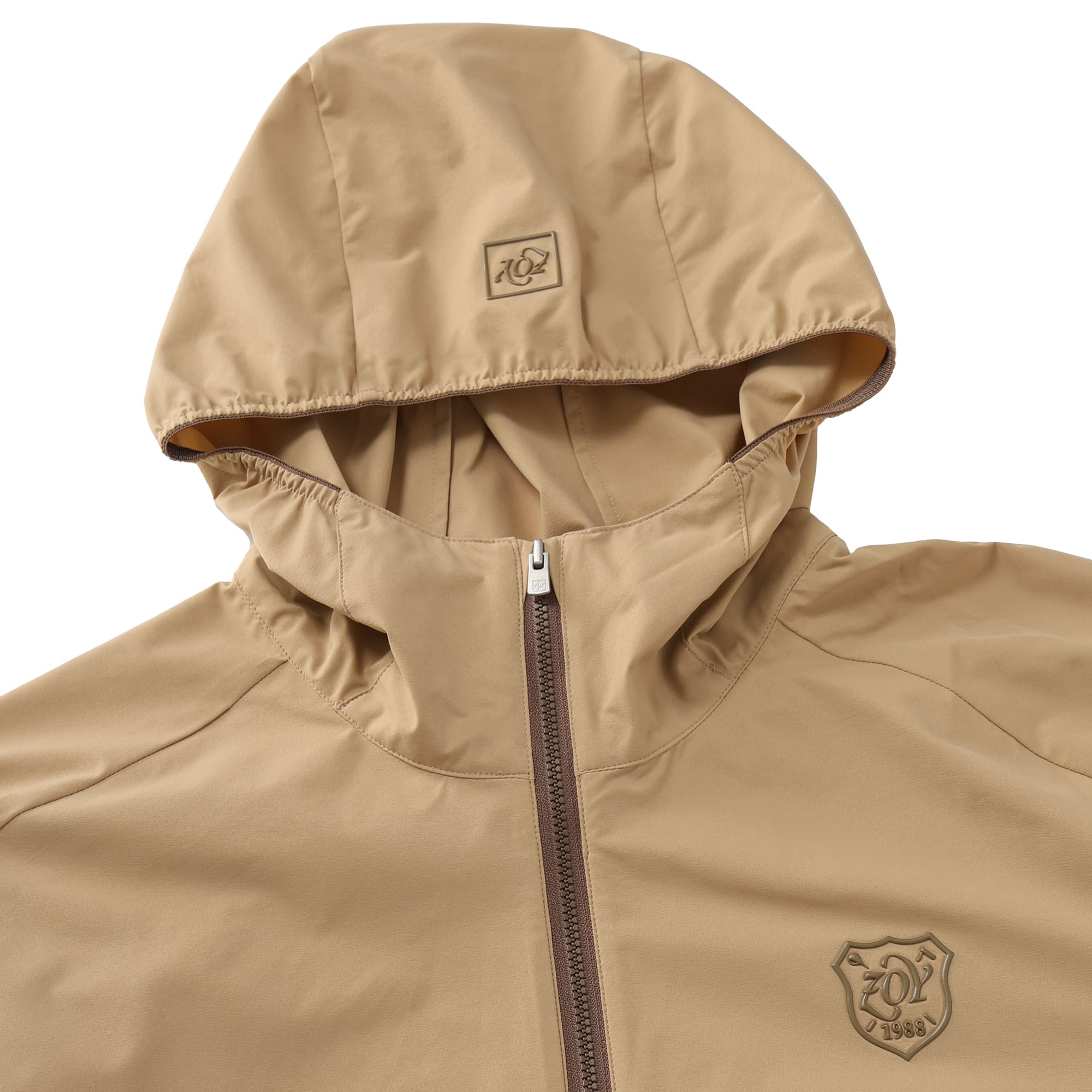 Men's PrimeFlex Water-Repellent Stretch Hooded Blouson, Navy