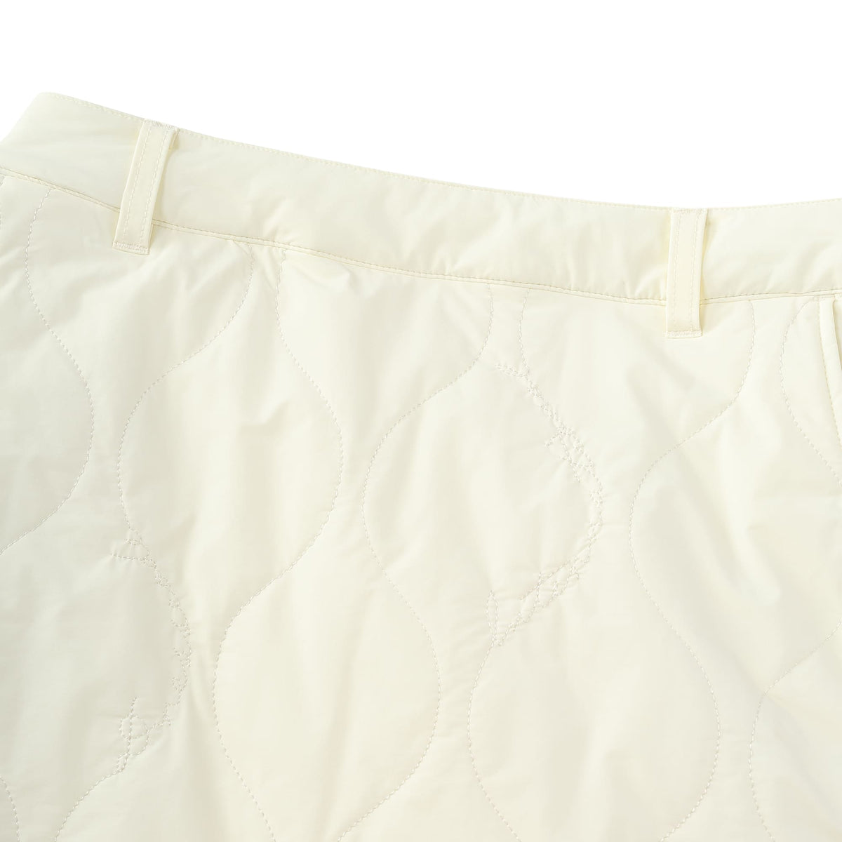 WOMEN ストレッチタフタキルト スカート ネイビー