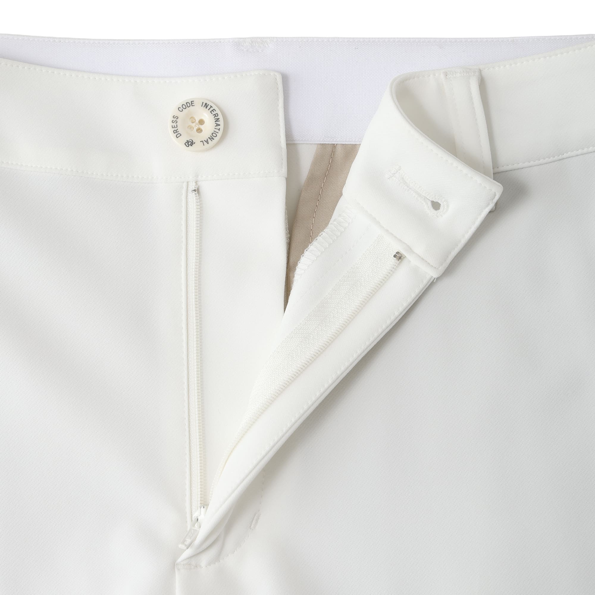 Women's 360° Nylon Stretch Long Pants, White
