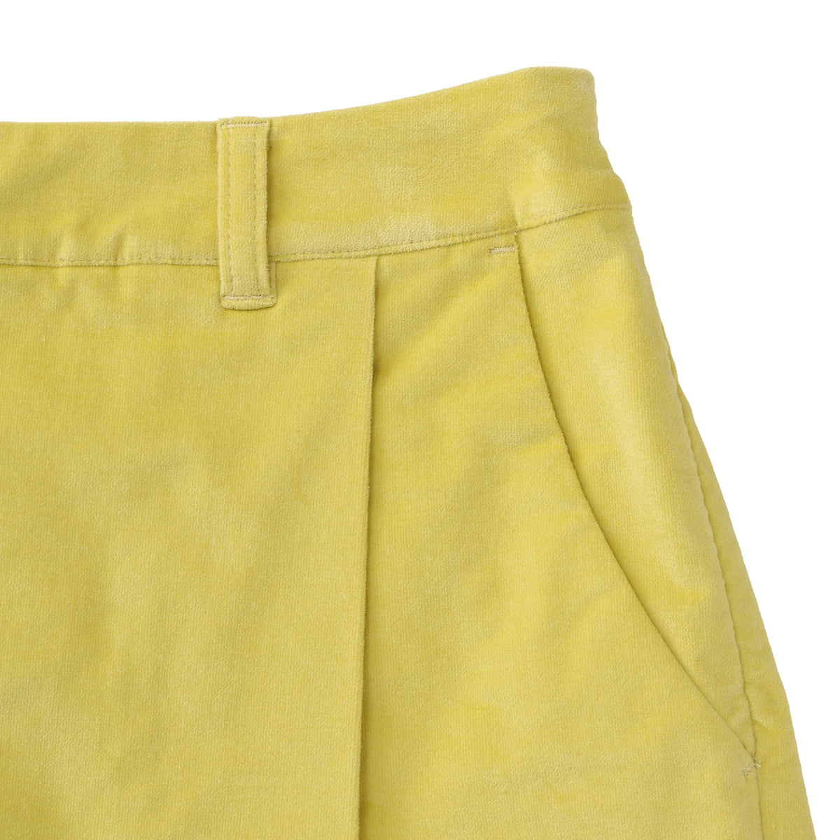 WOMEN COTTON velvetteen キュロット ミント