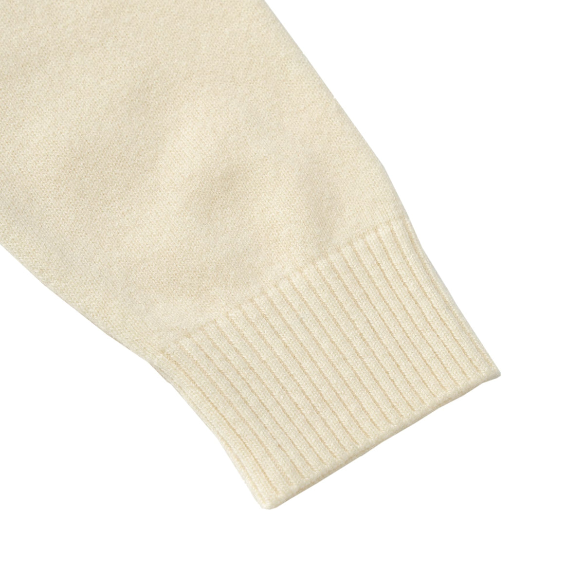 WOMEN Superfine merino wool x cashmere 長袖セーター チャコールグレー
