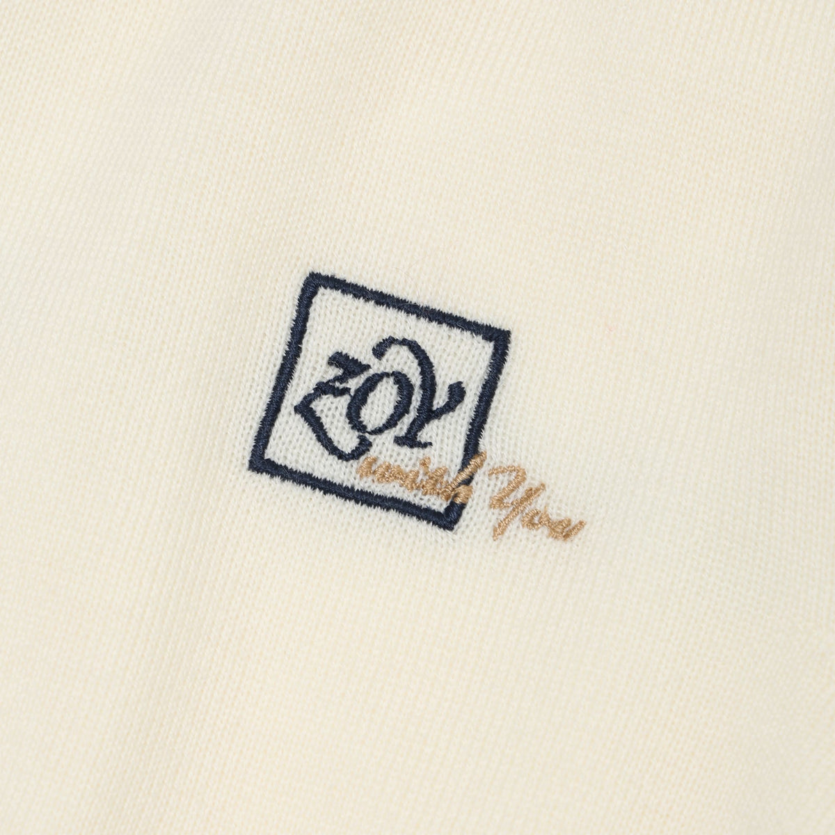 WOMEN CASHWOOL 長袖セーター(防風裏地付) オフホワイト