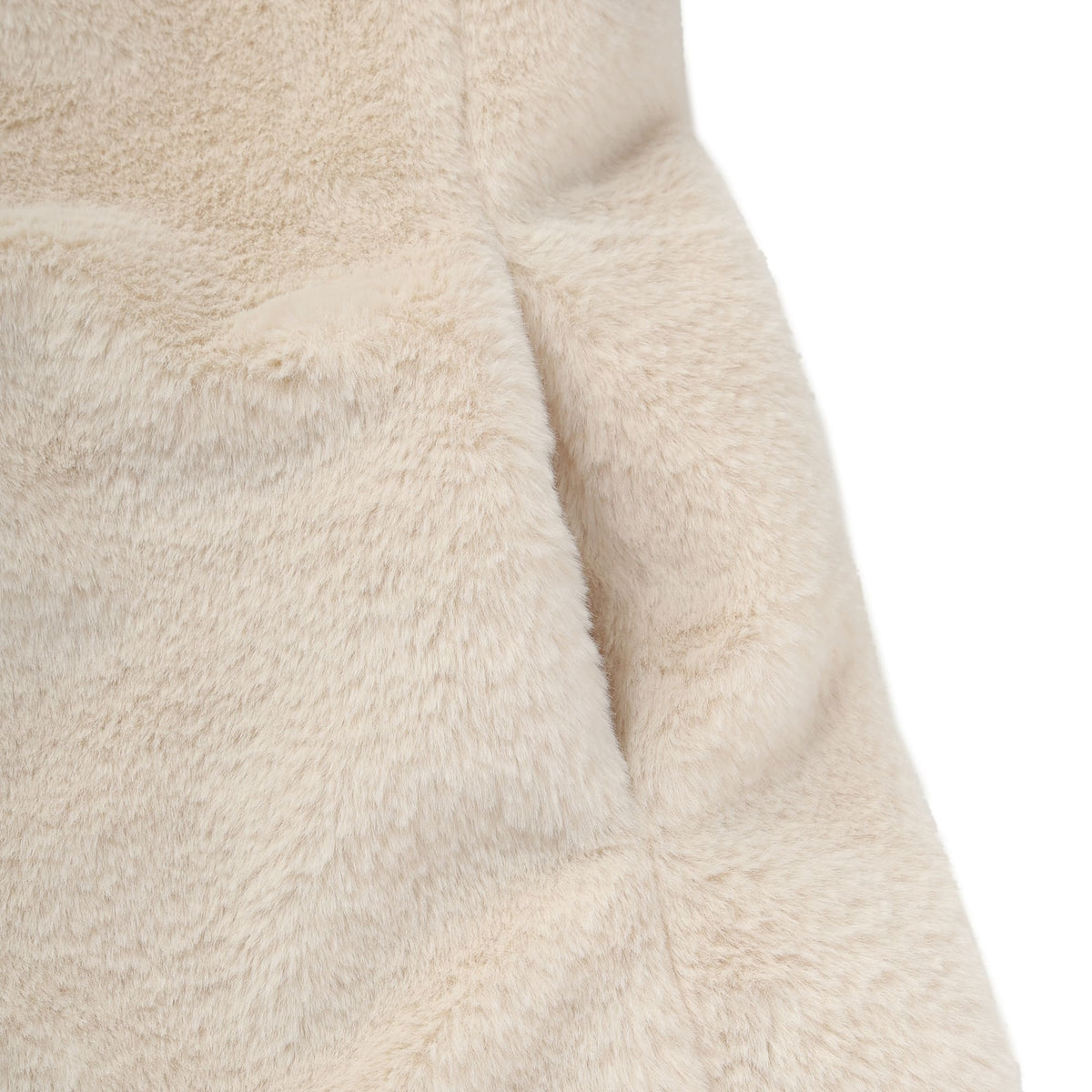 WOMEN FUR light ベスト グレー