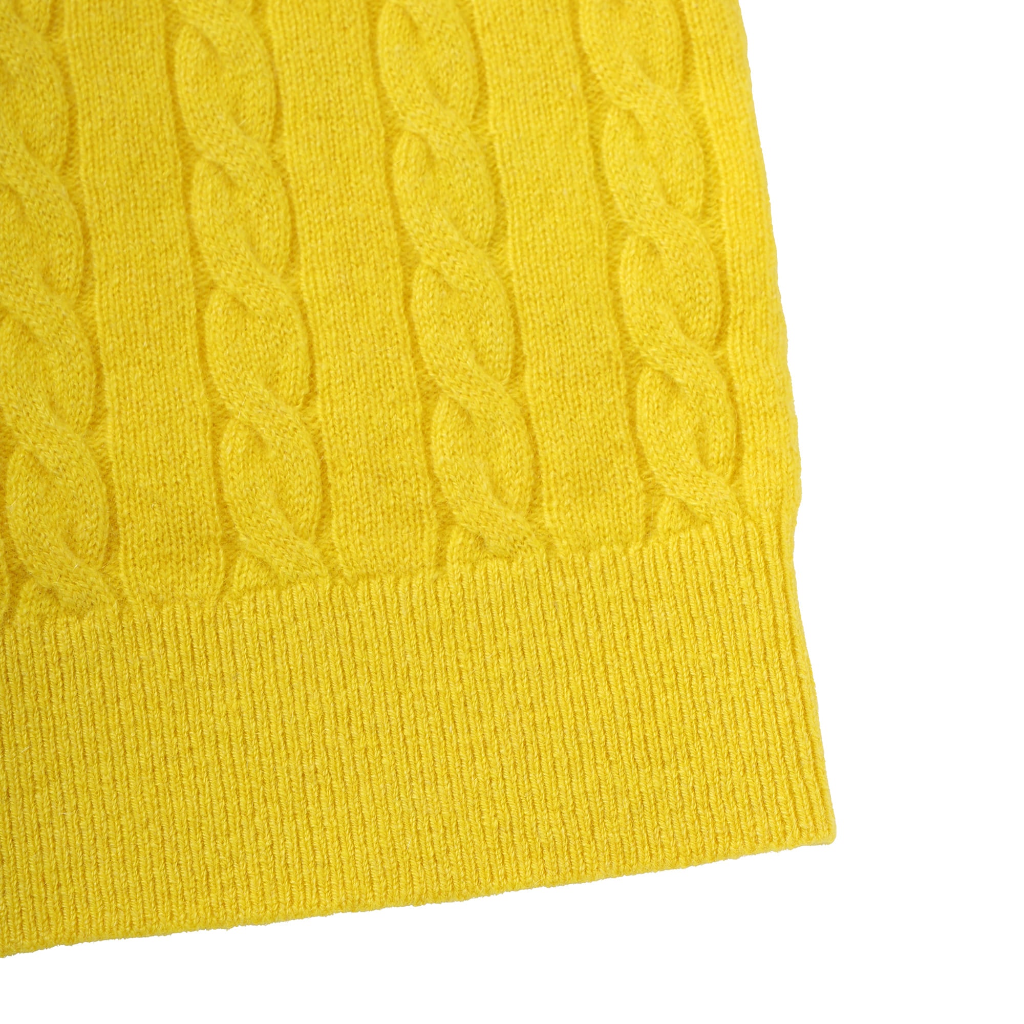 WOMEN Recycled CASHMERE 長袖セーター イエロー