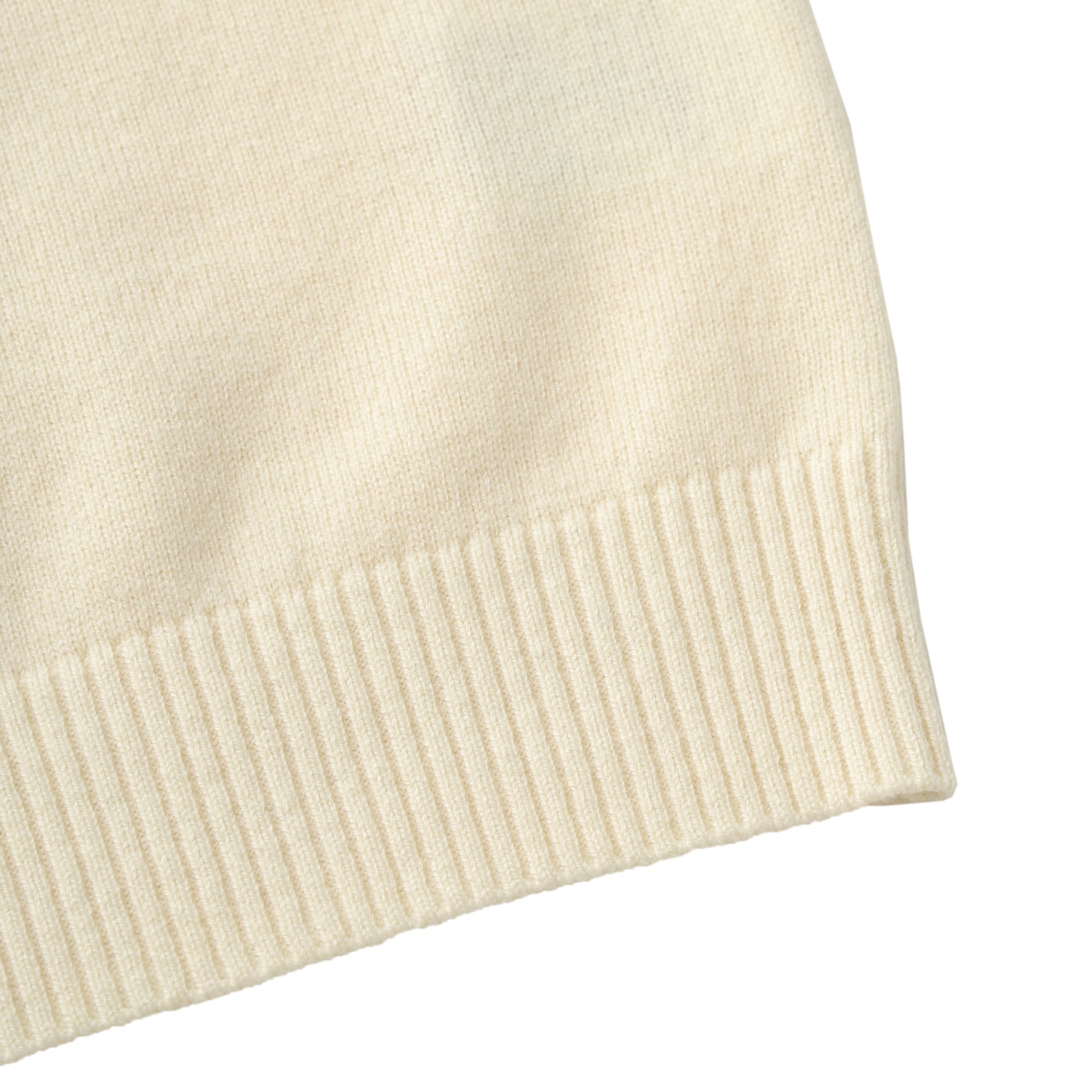 WOMEN Superfine merino wool x cashmere 長袖セーター チャコールグレー