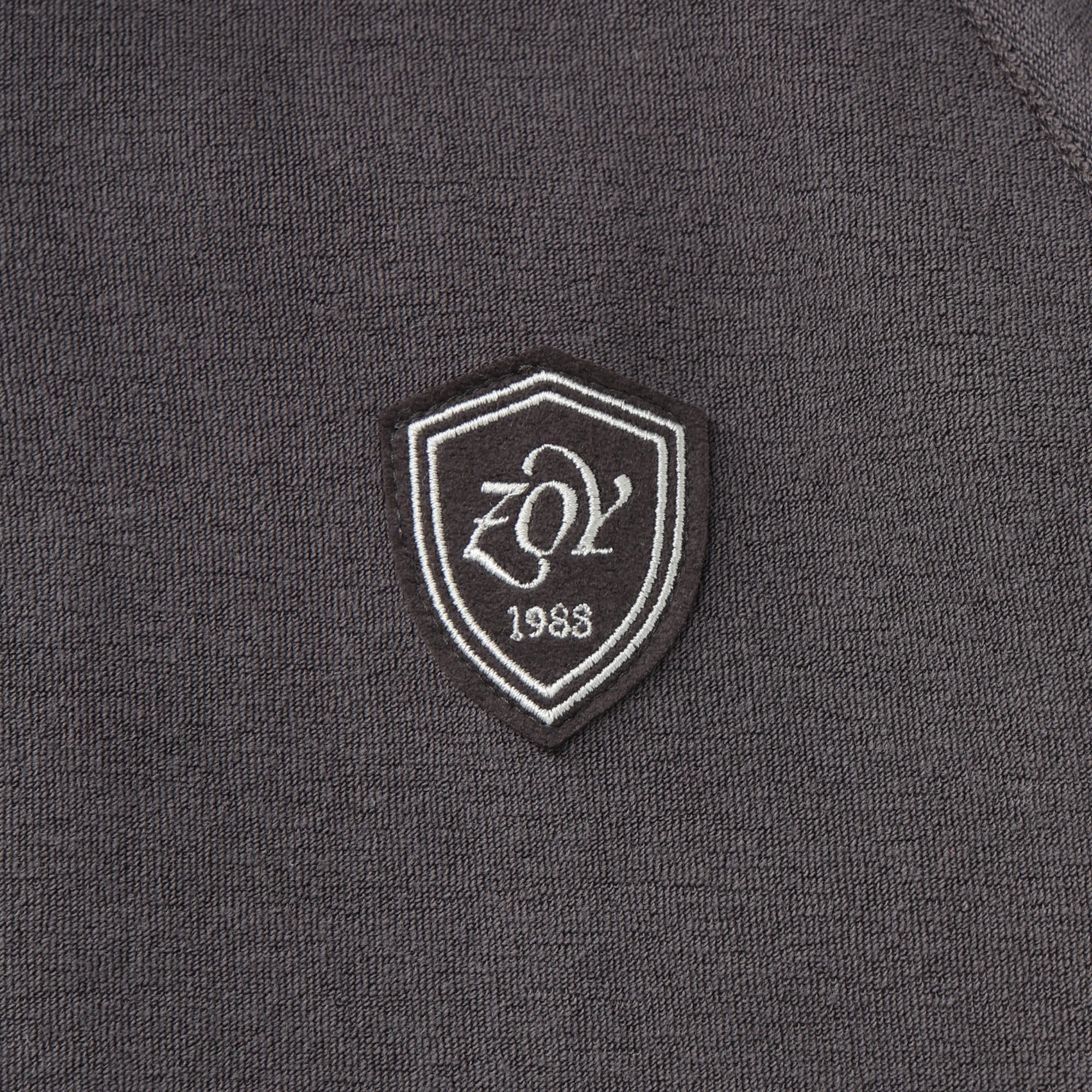 Women's Organic Cotton Tile Blouson in Charcoal
