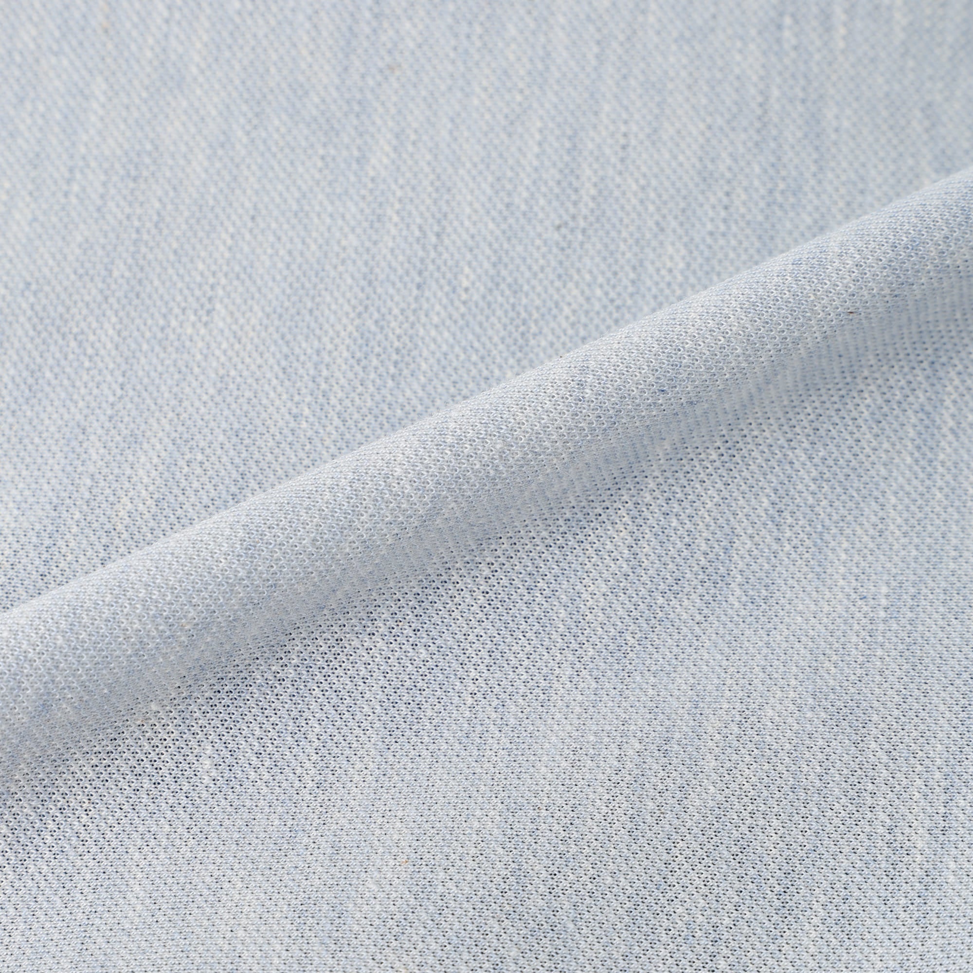 MEN AEGEAN　ORGANIC＊RENU鹿の子 半袖シャツ グレーミックス