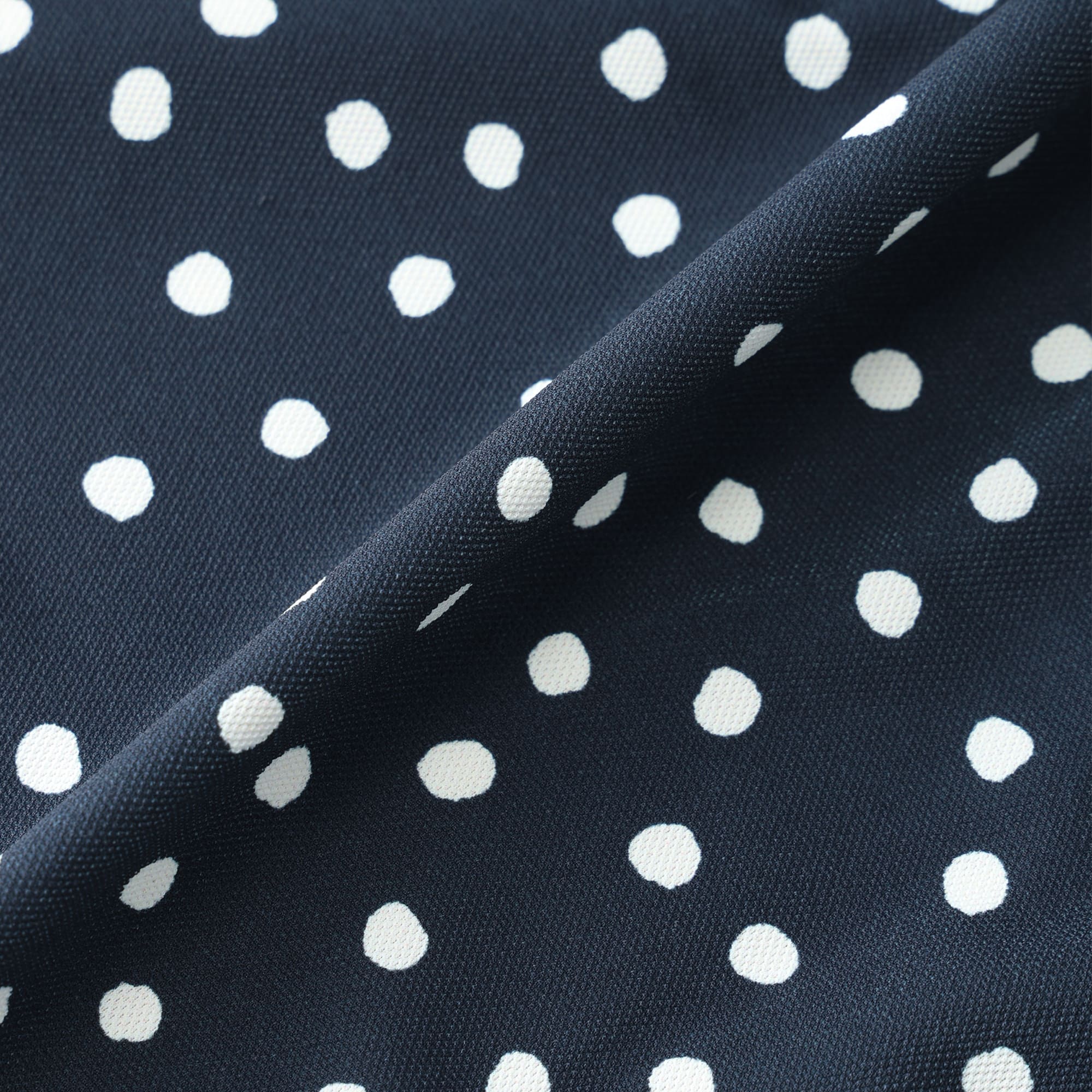 Women's Dot Print Short Sleeve Shirt in Light Gray