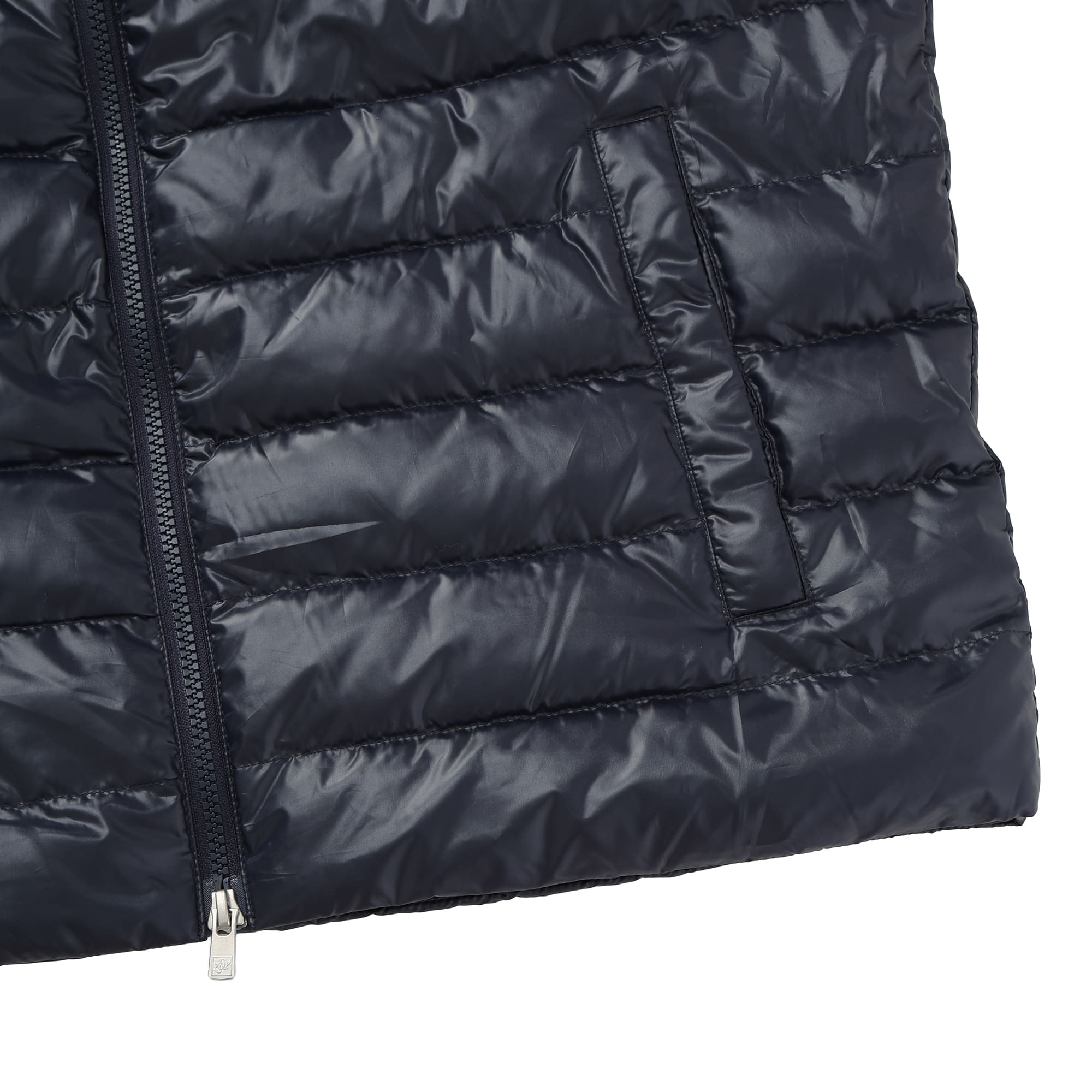 MEN LUXE ダウンベスト クリーム