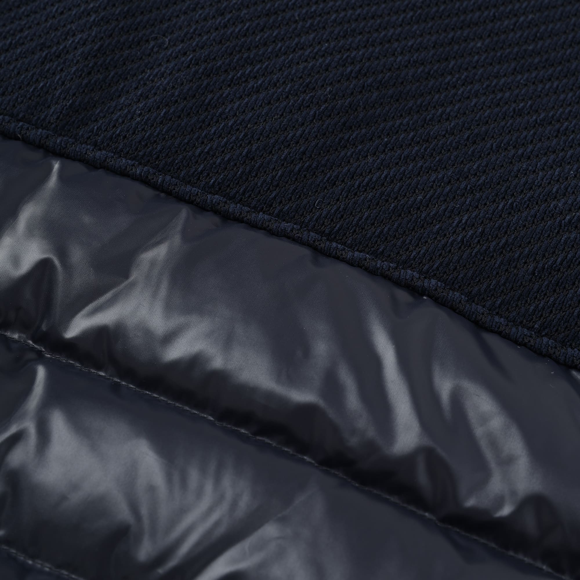 MEN LUXE ダウンベスト クリーム