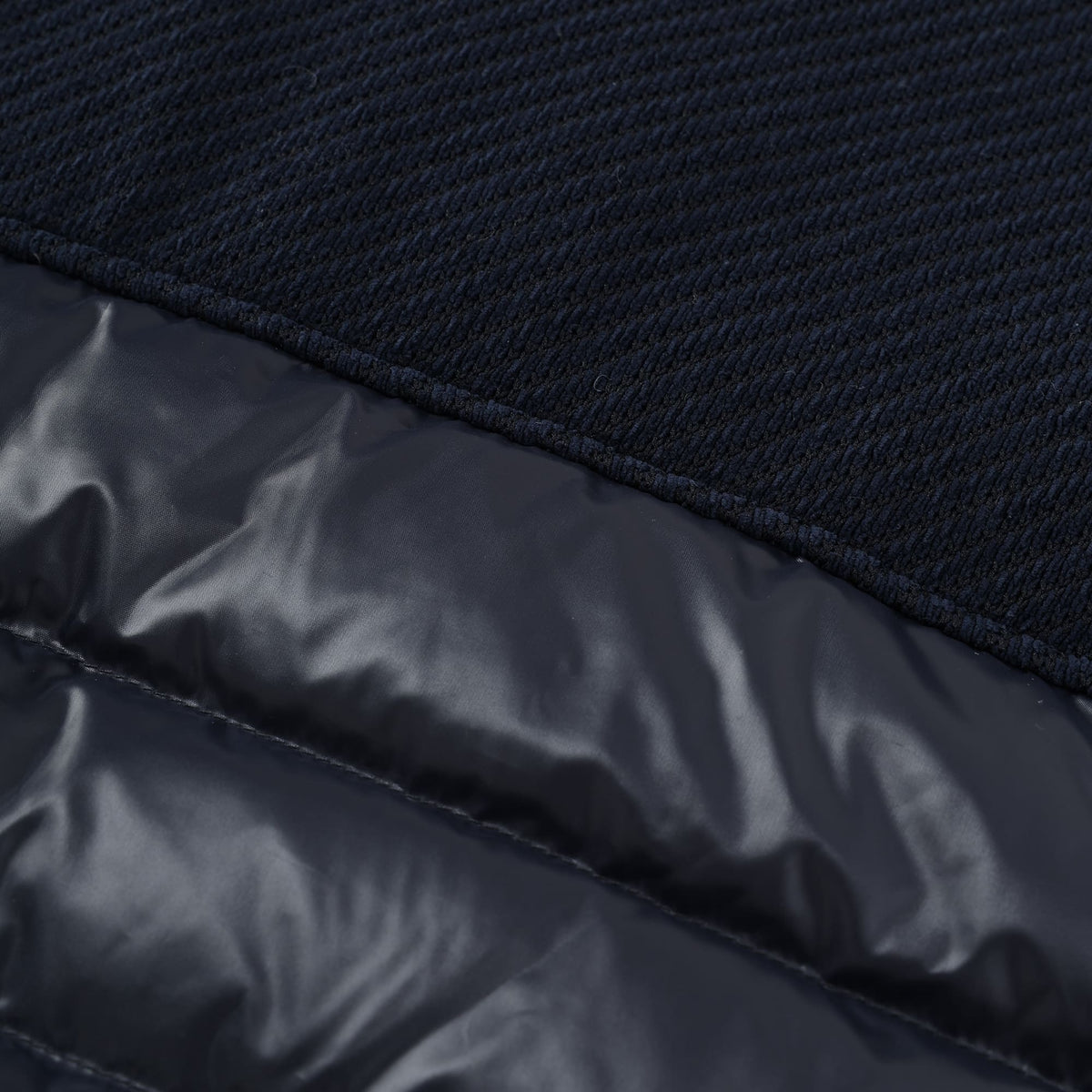 MEN LUXE ダウンベスト クリーム