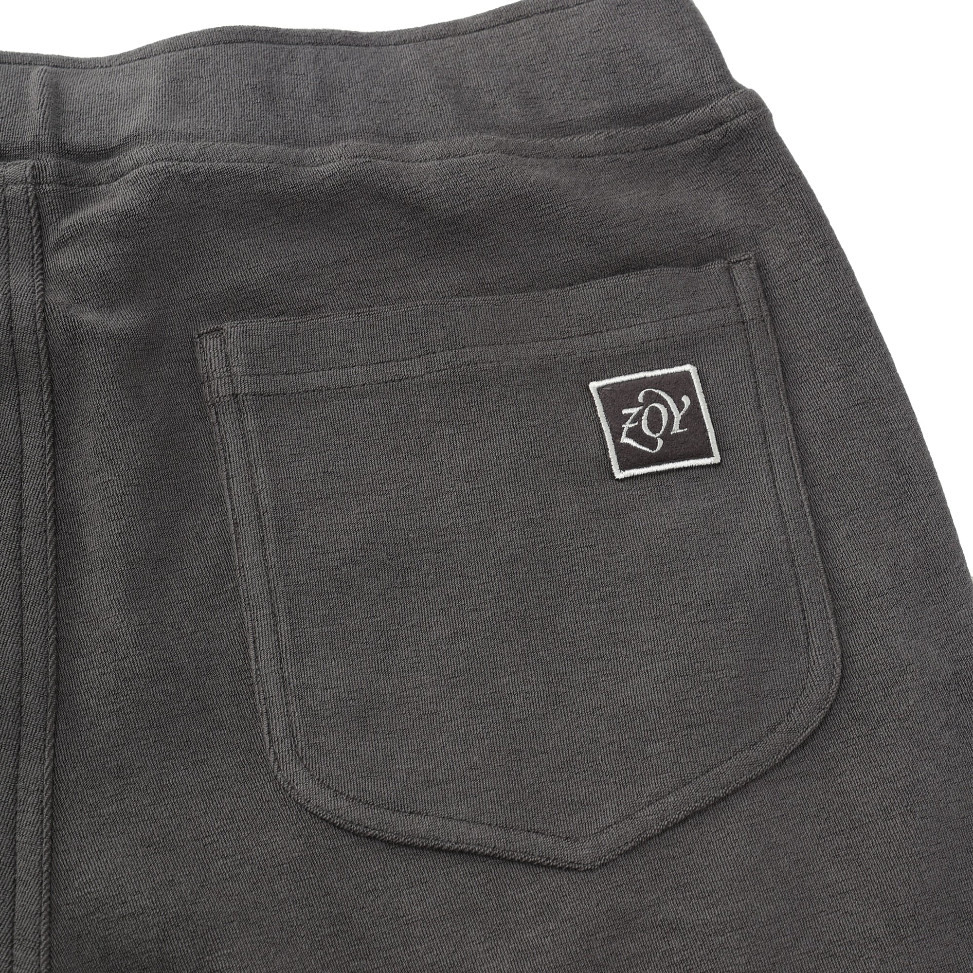 Men's Organic Cotton Tile Long Pants, Charcoal