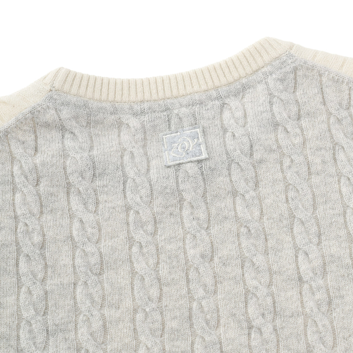 MEN Recycled CASHMERE 長袖セーター スカイ