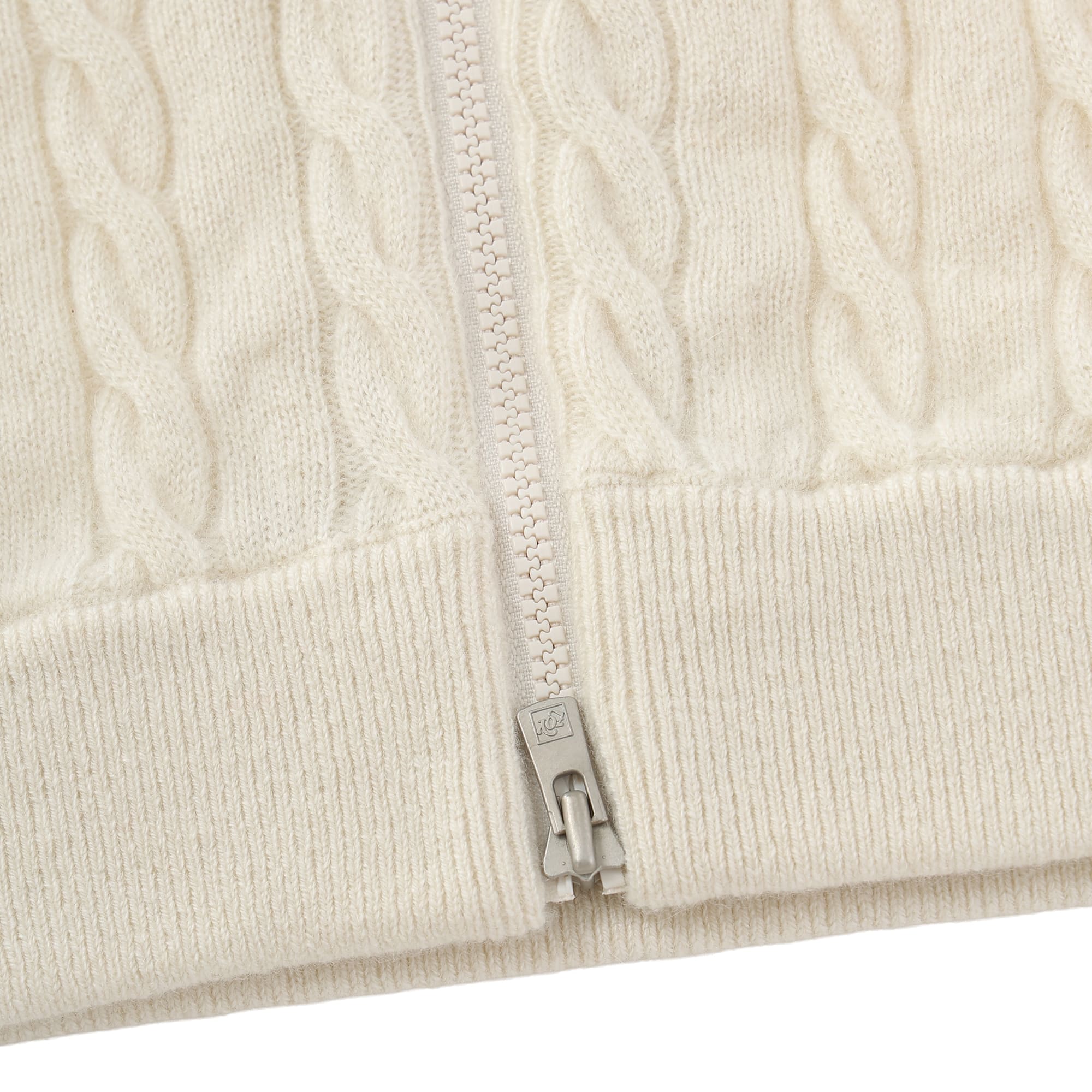 Women's Recycled Cashmere Knit Blouson in Light Heather